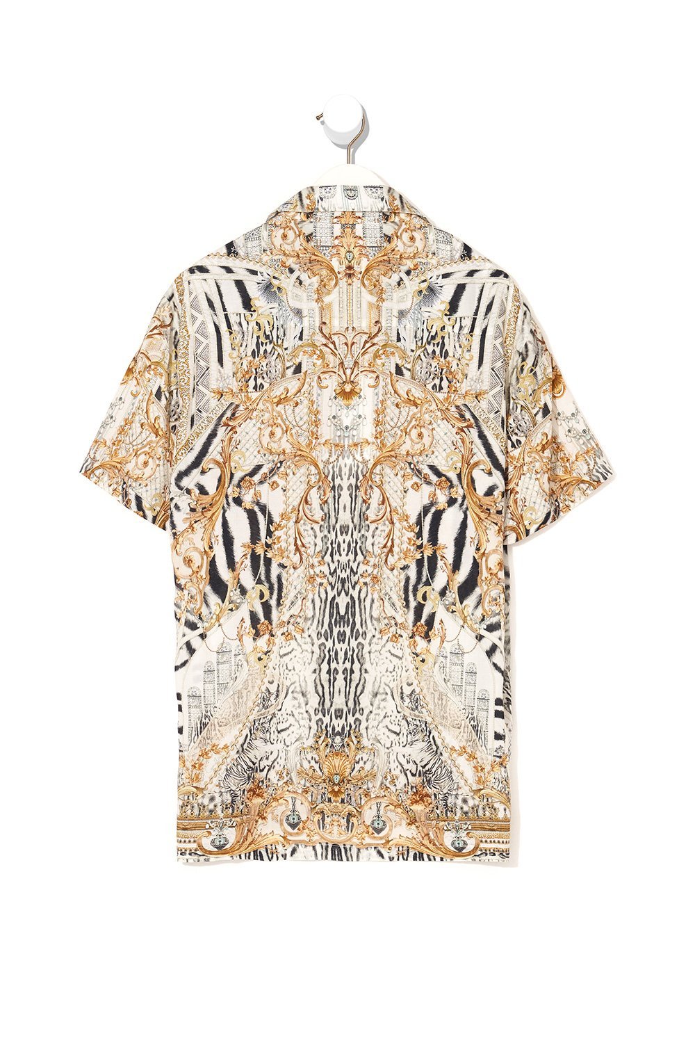 SHORT SLEEVE CAMP COLLARED SHIRT GATES OF GLORY