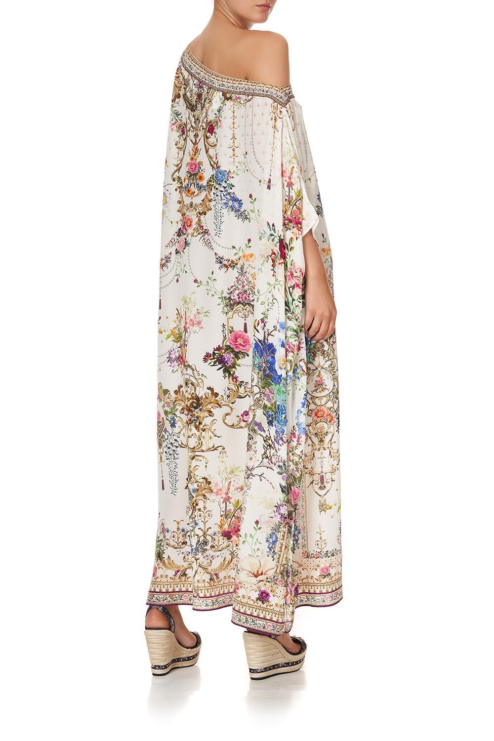 ONE SHOULDER KAFTAN WITH NECKBAND BY THE MEADOW