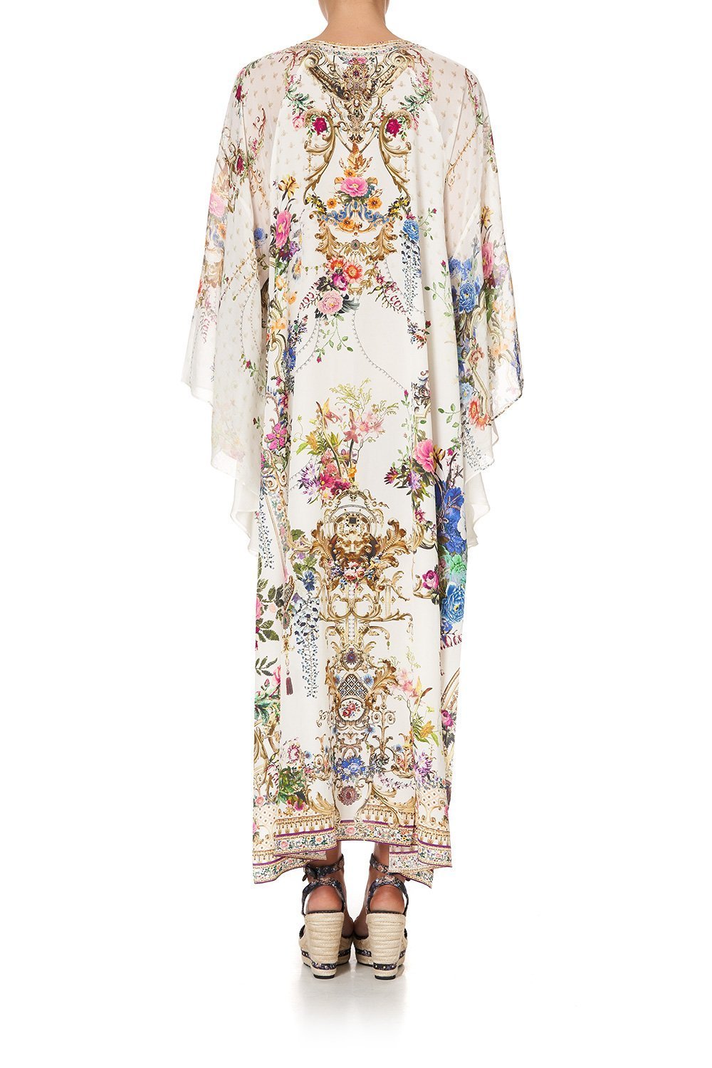LONG RAGLAN SLEEVE FLARED KAFTAN BY THE MEADOW