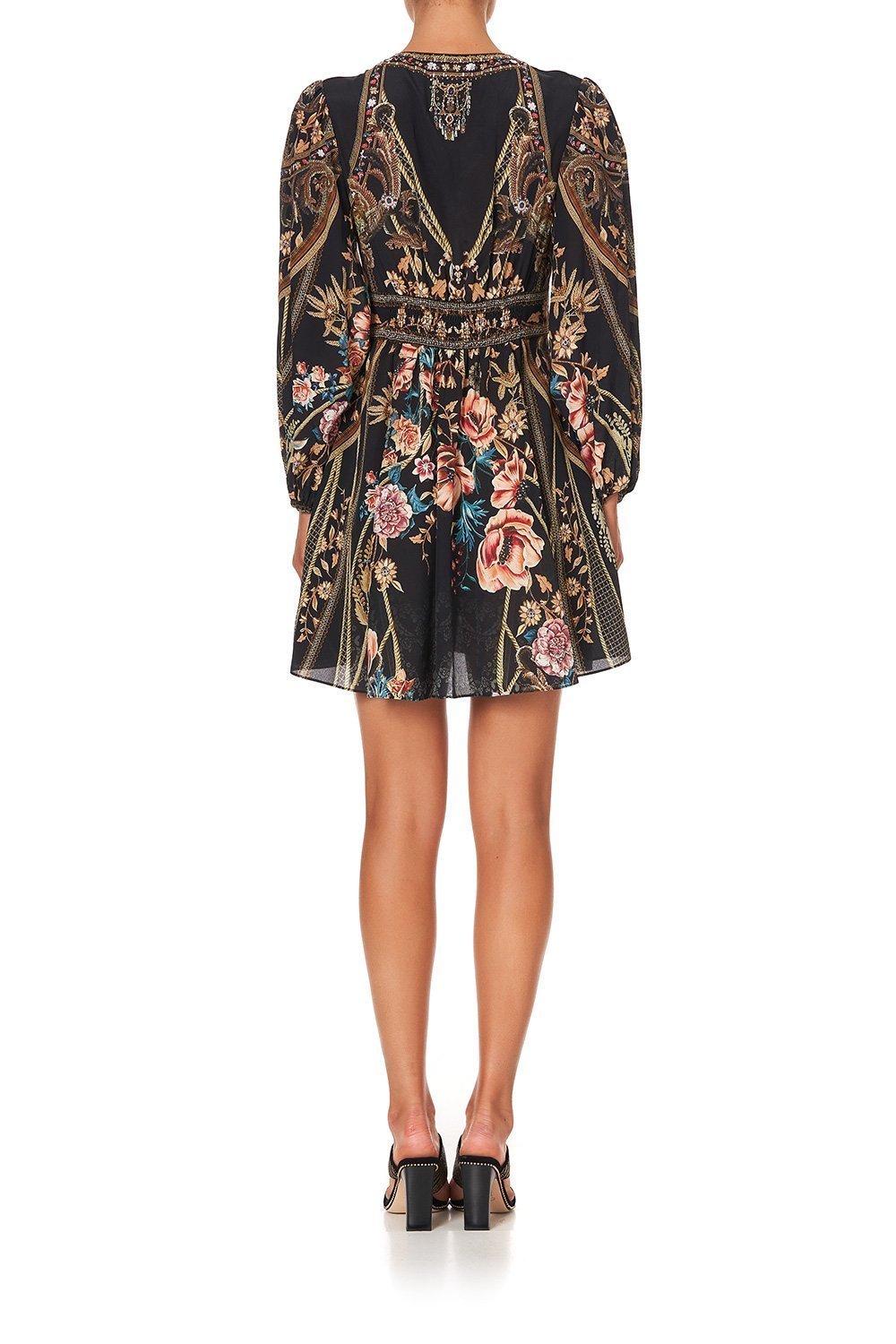 CURVED WAISTBAND SHORT DRESS BELLE OF THE BAROQUE