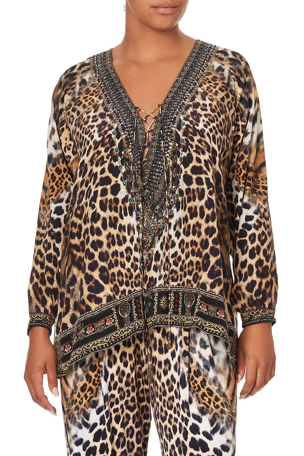 LACE UP BLOUSE CALL OF THE CATHEDRAL