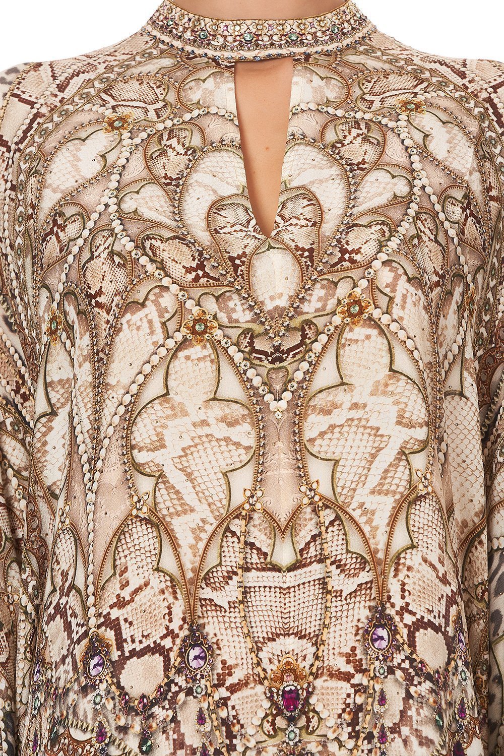 SHORT KAFTAN WITH HIGH NECK ALL IS NOUVEAU