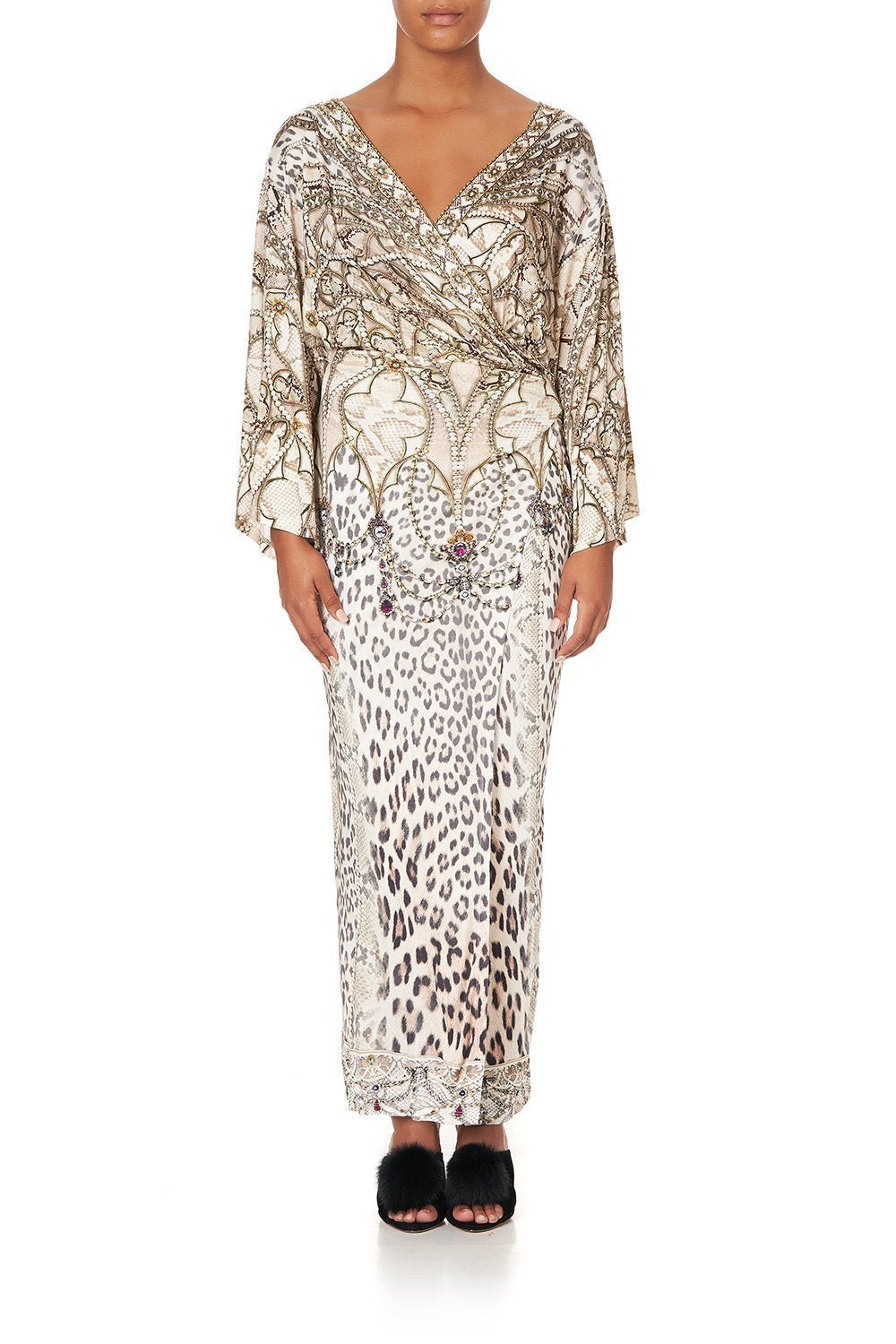 DRAPED WRAP DRESS ALL IS NOUVEAU