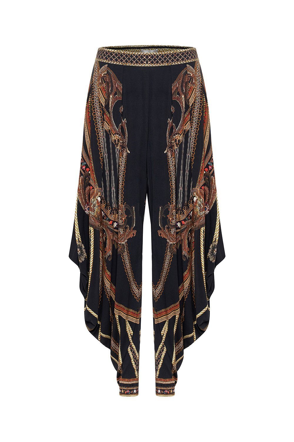 JERSEY DRAPE PANT WITH POCKET DRAGON LADY