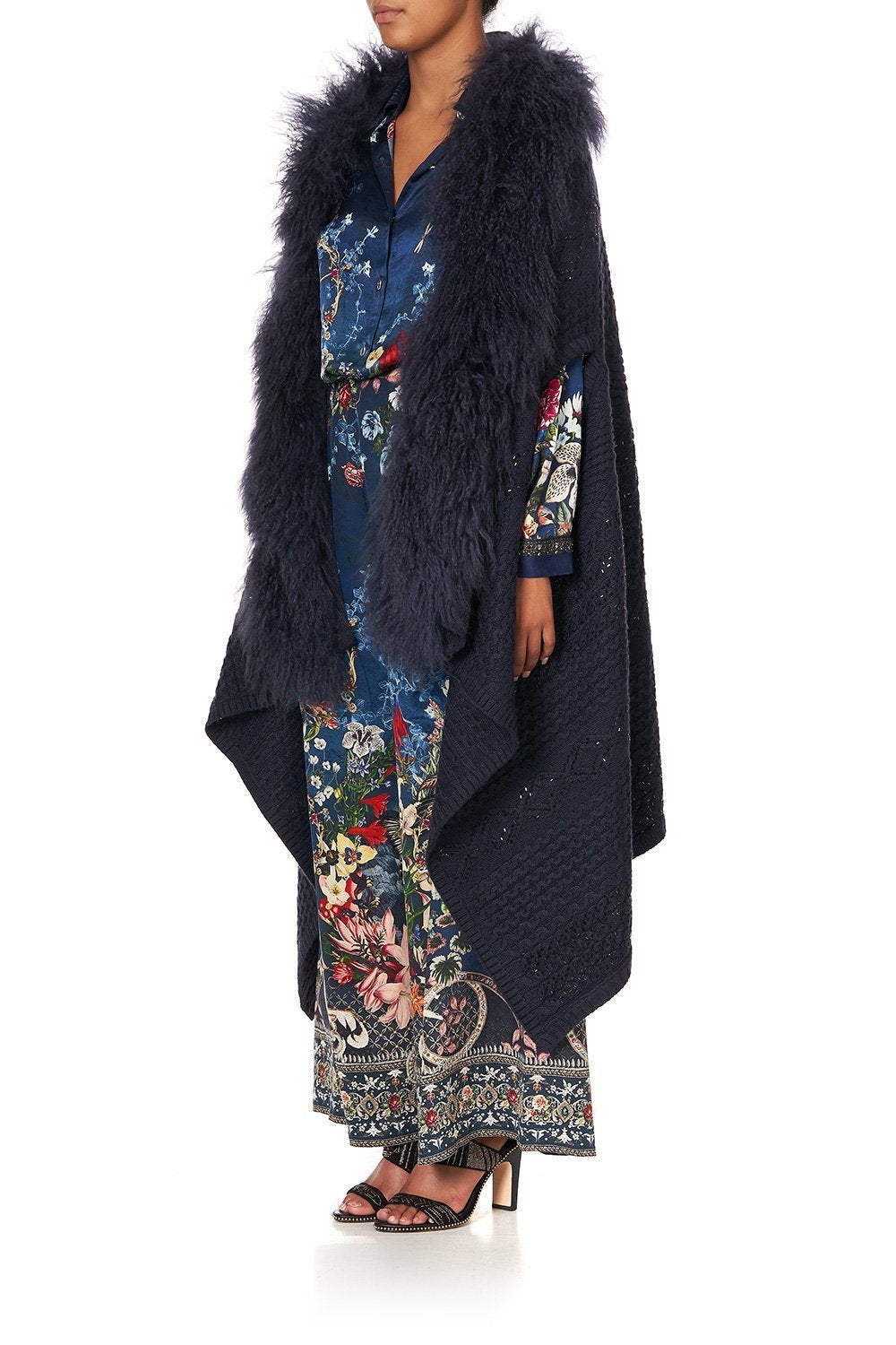 SHEARLING CAPE DREAMS OF MIDSUMMER