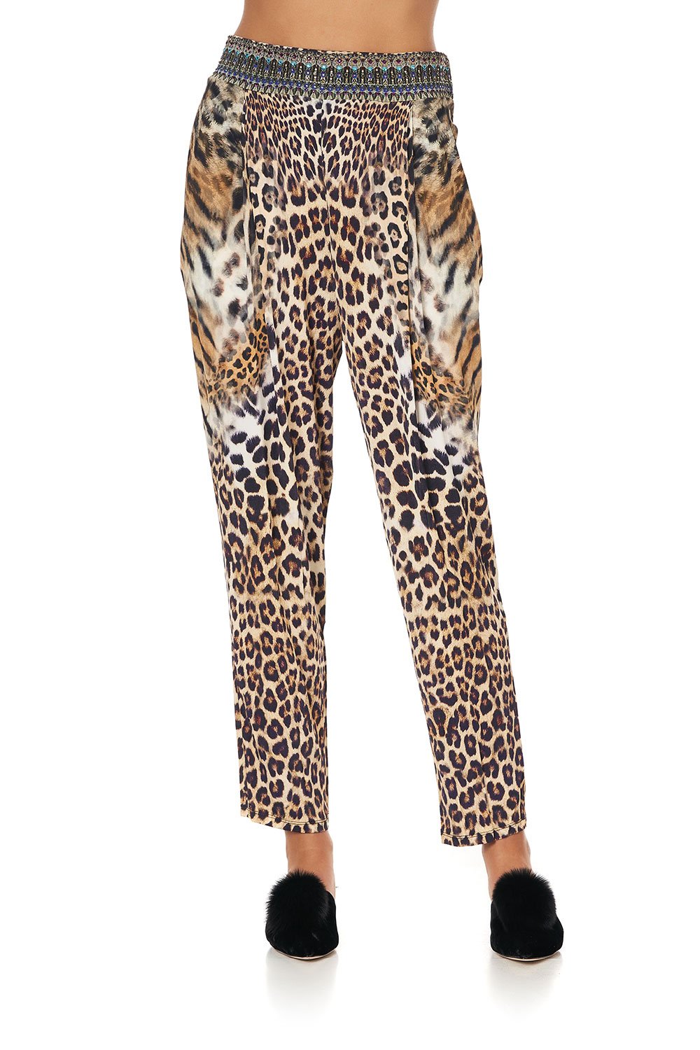 DOUBLE PLEAT JERSEY PANT CALL OF THE CATHEDRAL