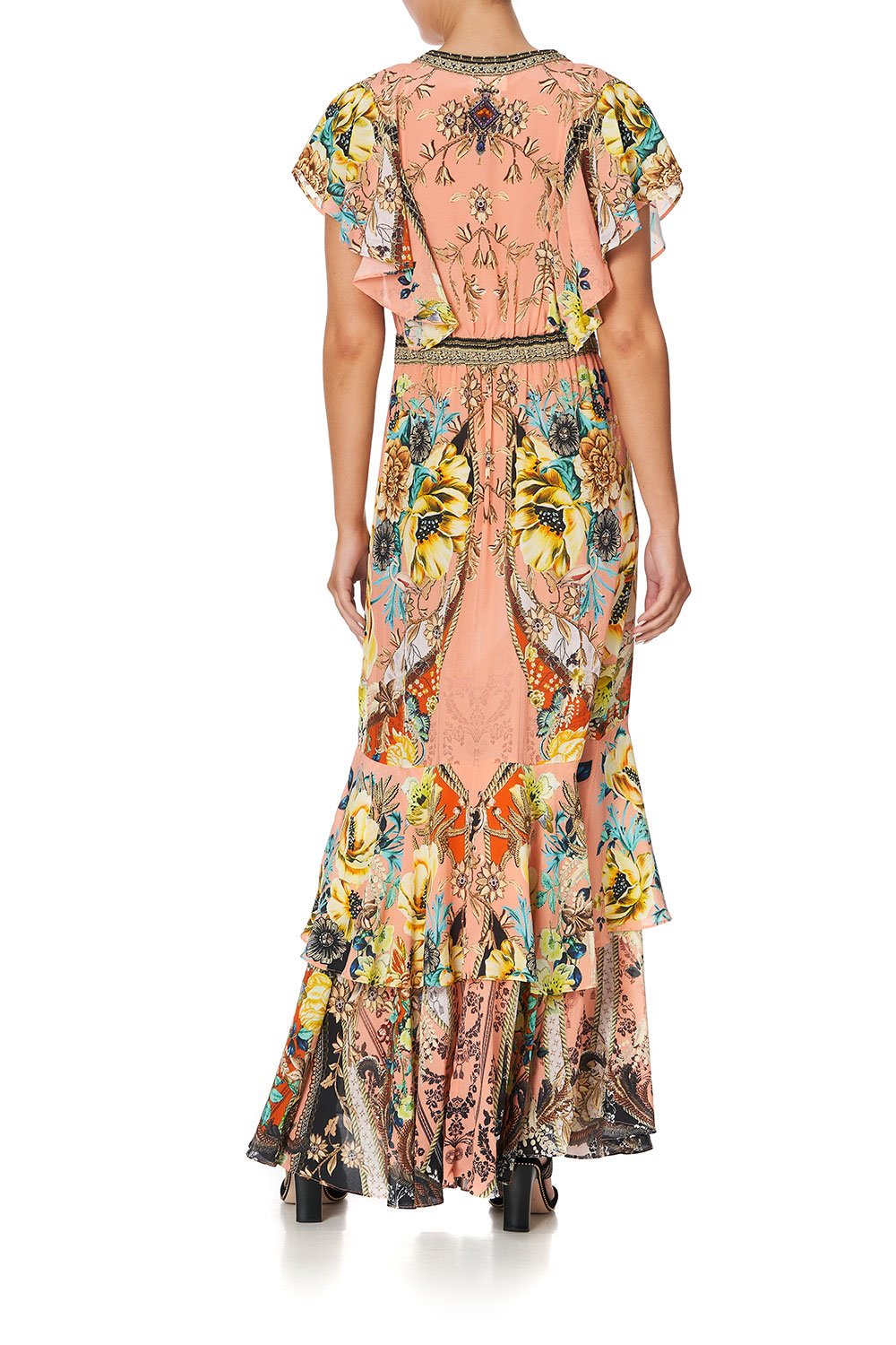 TIE FRONT MAXI WITH CF SPLIT WATCH THE THRONE