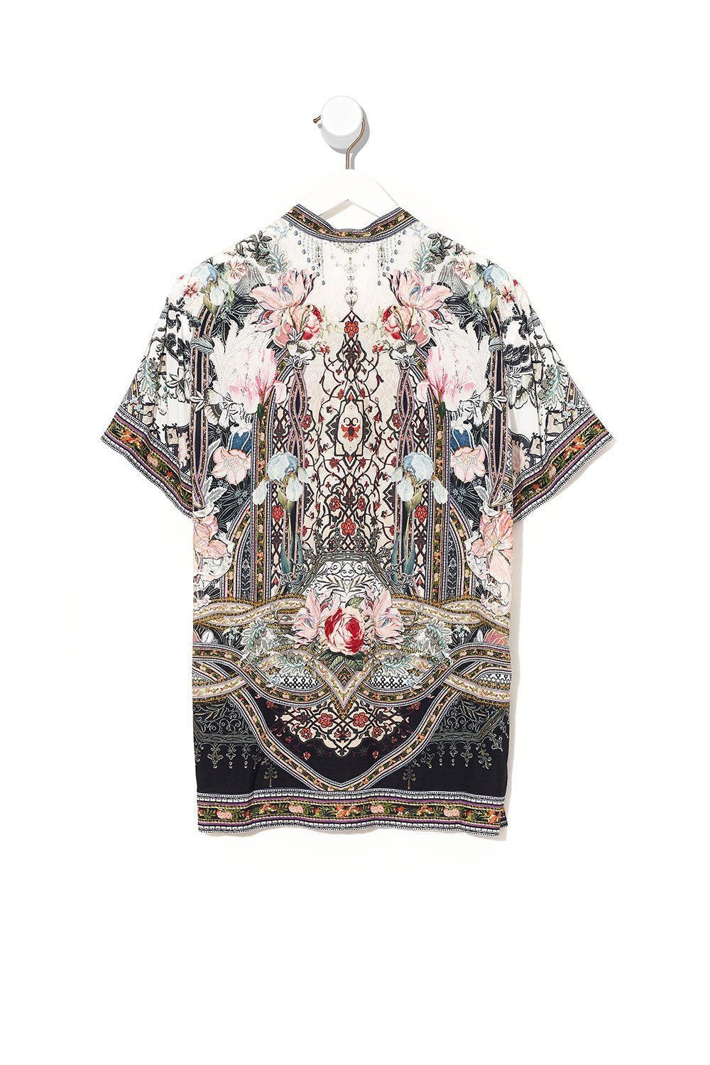 SHORT SLEEVE MANDARIN SHIRT ROMANCE IS BORN