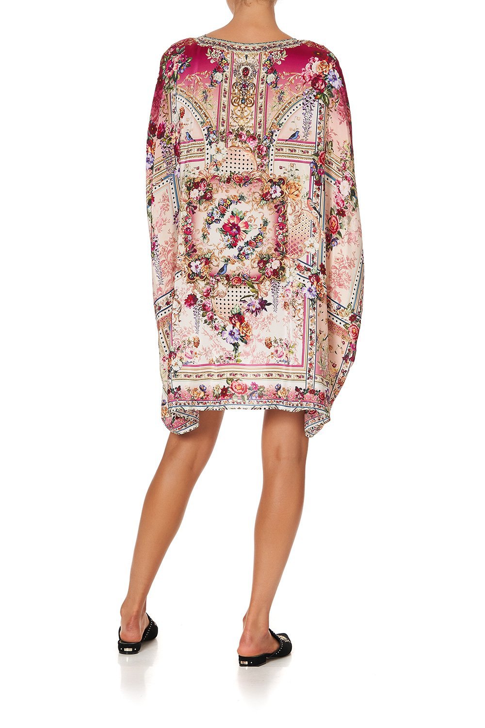 SHORT KAFTAN WITH CUFF SUMMONED BY A ROSE