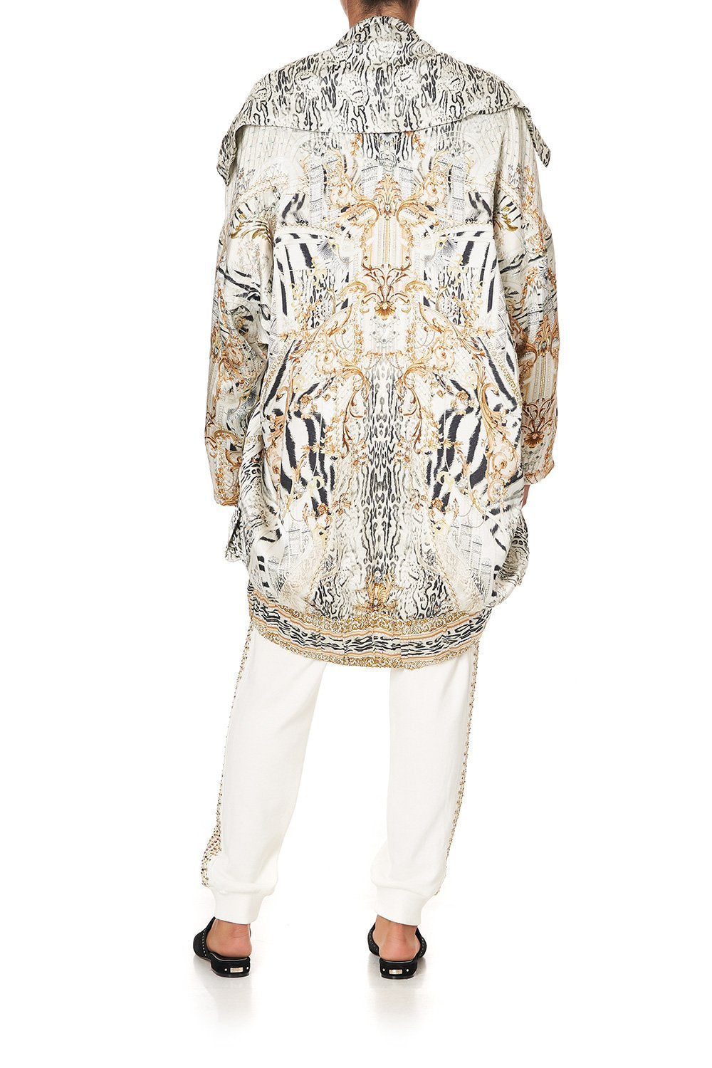 PARKA JACKET WITH RIB GATES OF GLORY