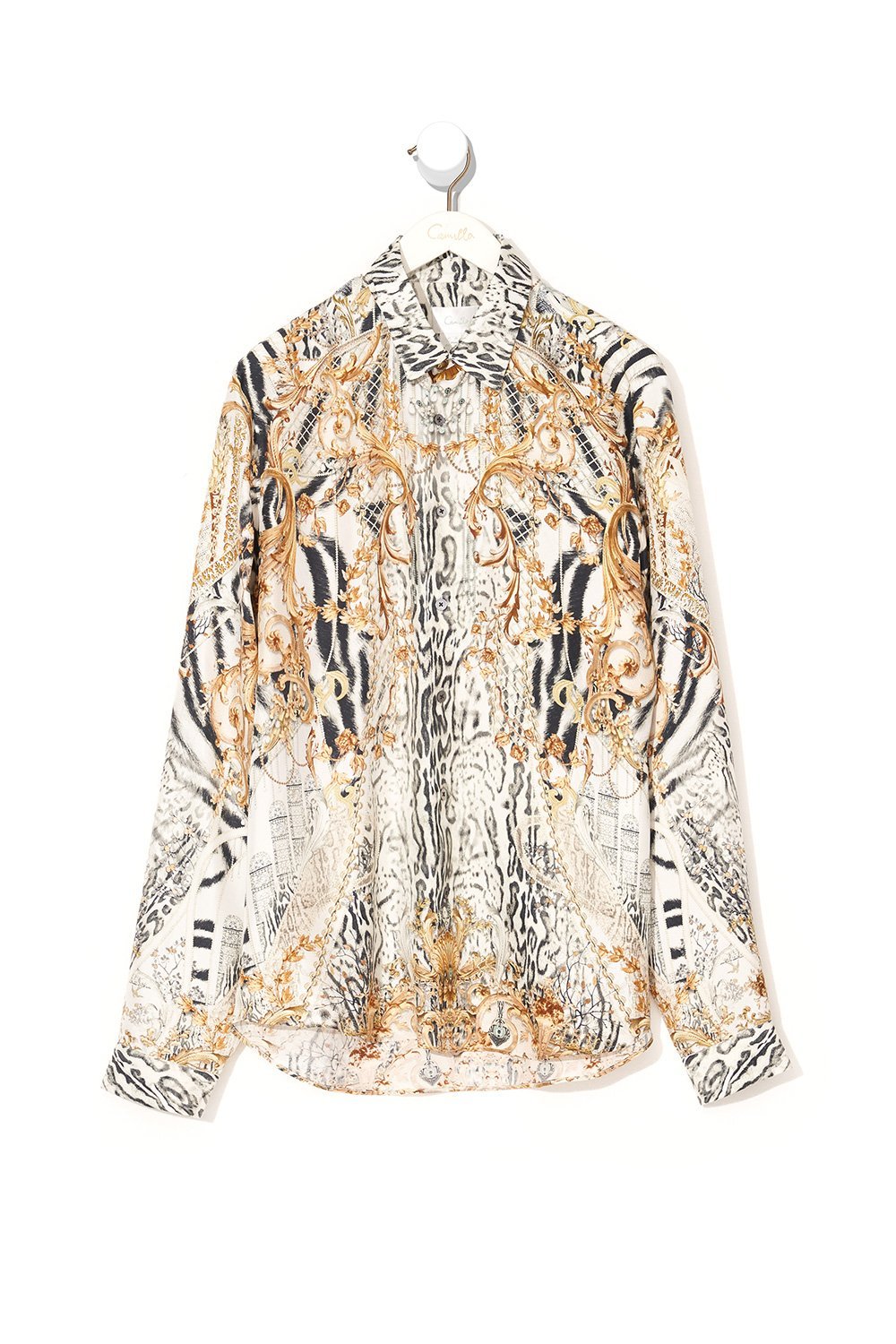 COLLARED LONG SLEEVE SHIRT GATES OF GLORY