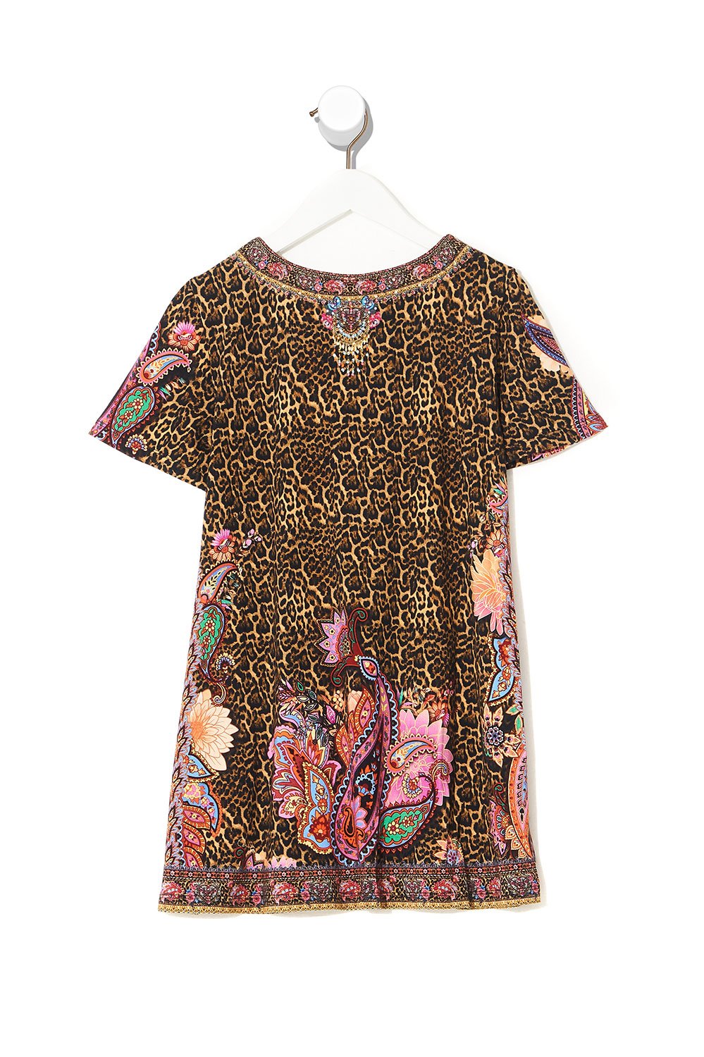 KIDS TSHIRT DRESS WITH FLARE HEM 12-14 MAYFAIR MARY