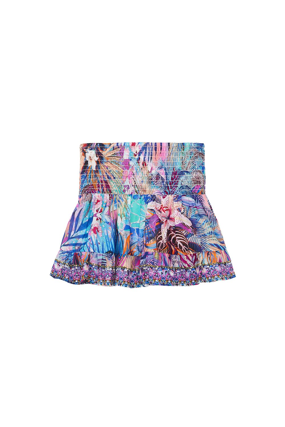 KIDS SHIRRING WAIST SKIRT 4-10 SOUTH BEACH SUNRISE
