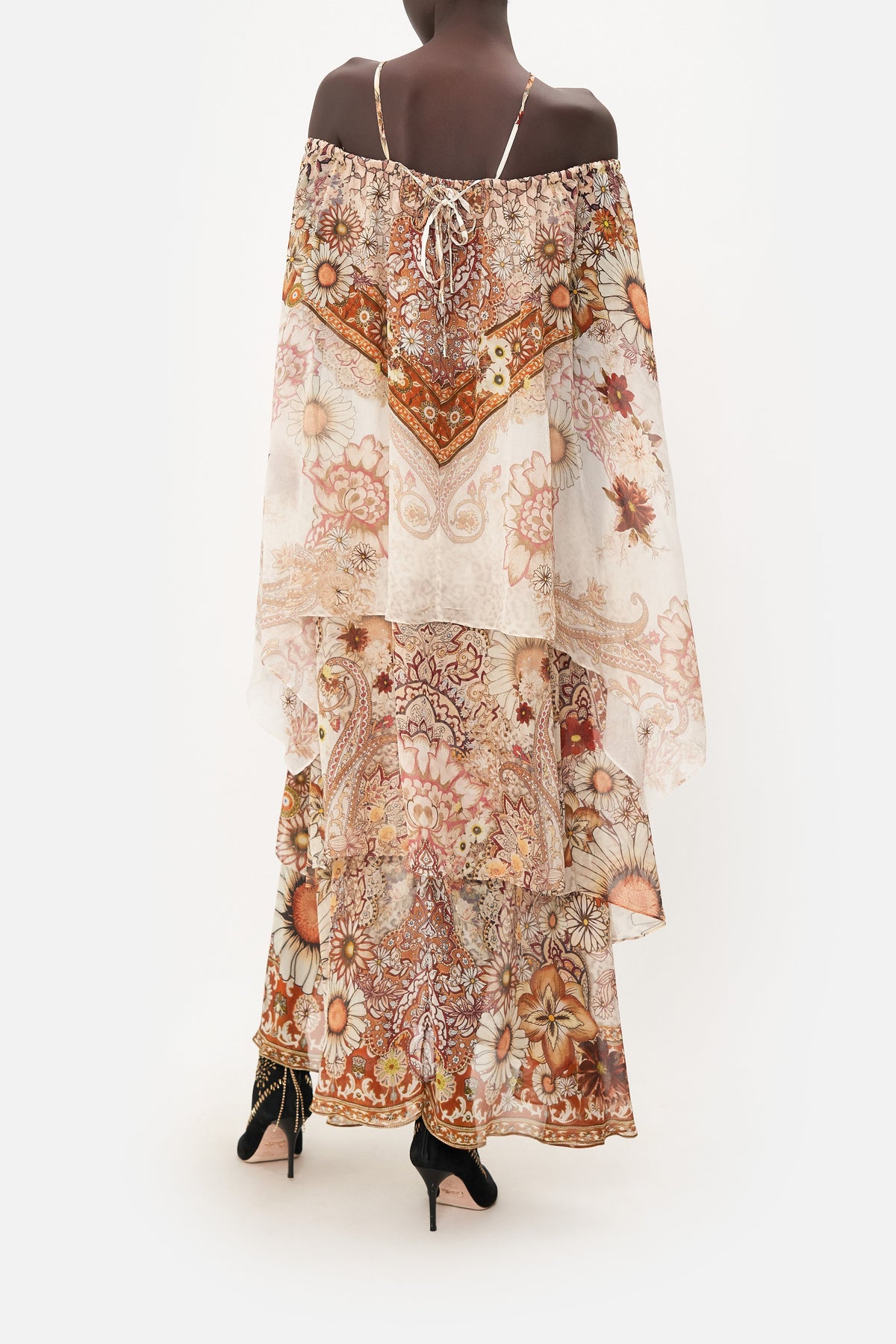 LAYERED OFF SHOULDER DRESS HEART OF A HIPPIE