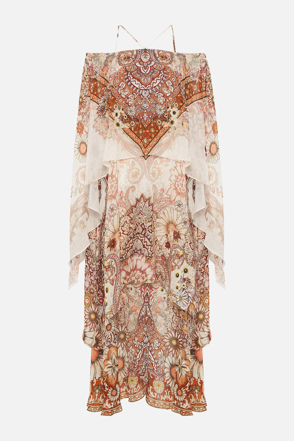 LAYERED OFF SHOULDER DRESS HEART OF A HIPPIE