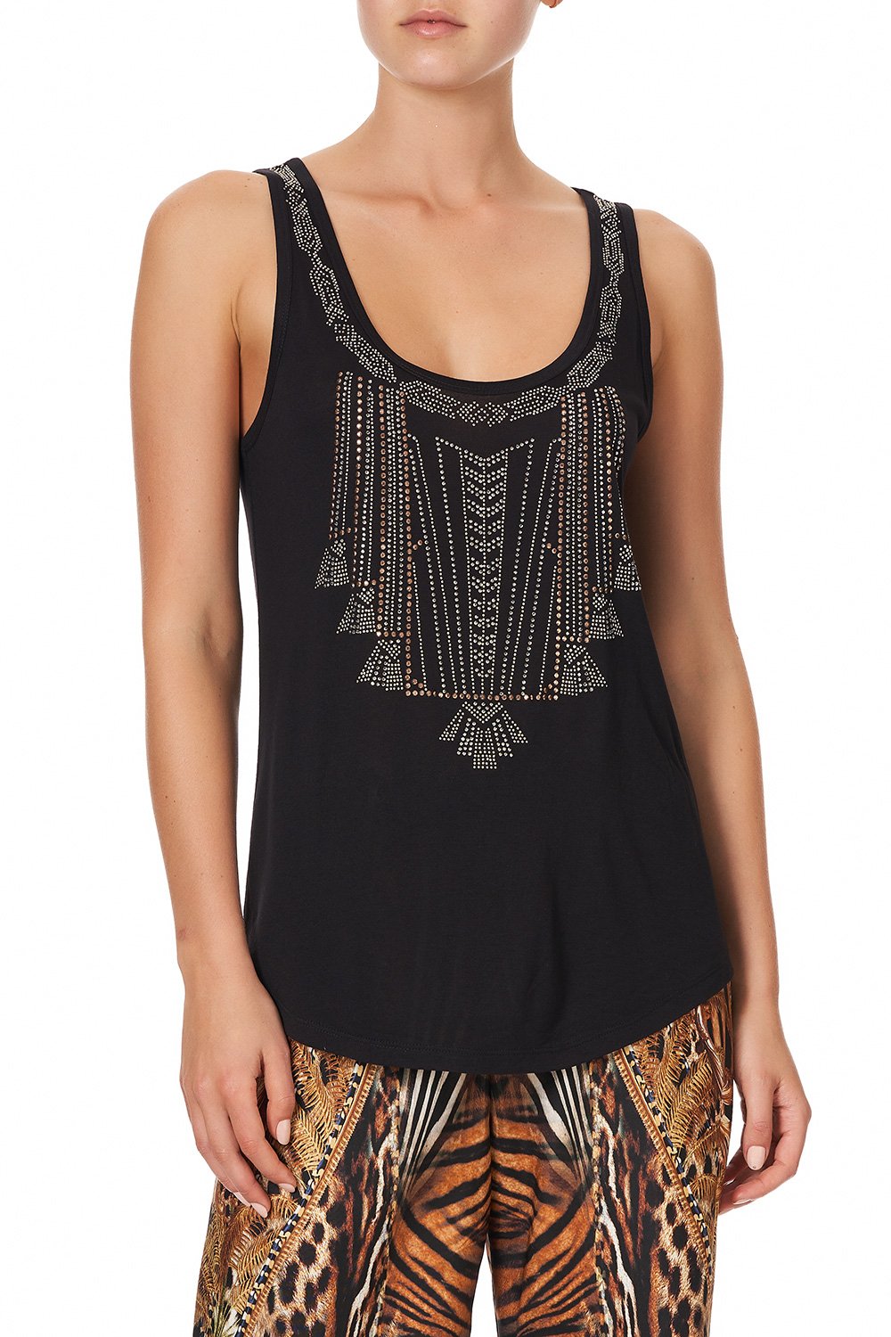 SCOOP NECK TANK BERKELEY ST AFTER DARK