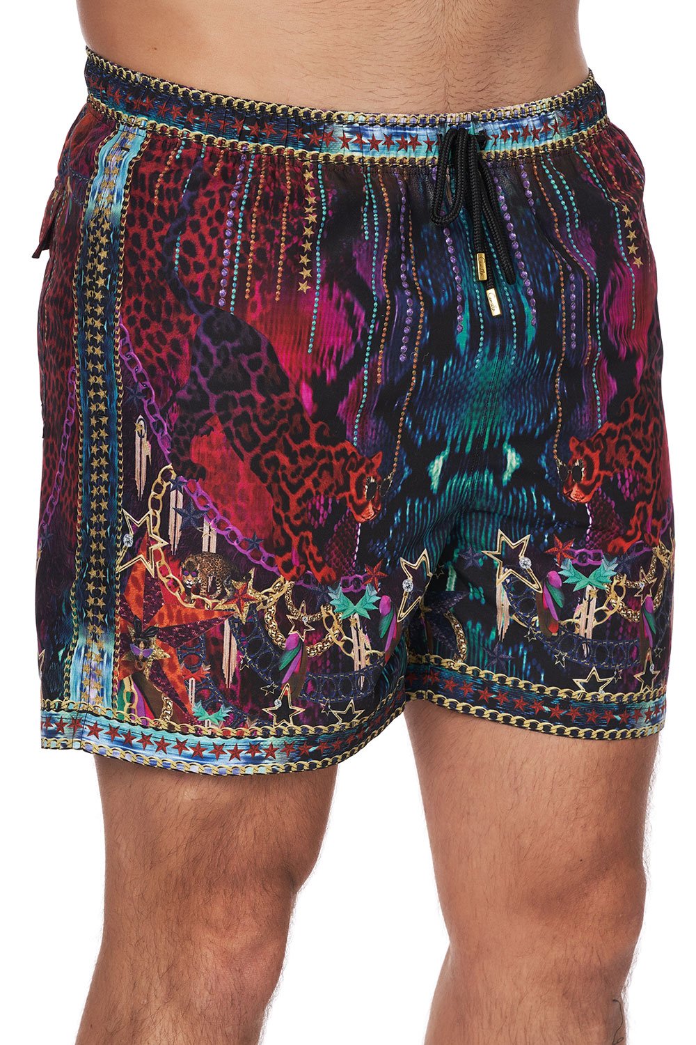 ELASTIC WAIST BOARDSHORT ROCKET WOMAN