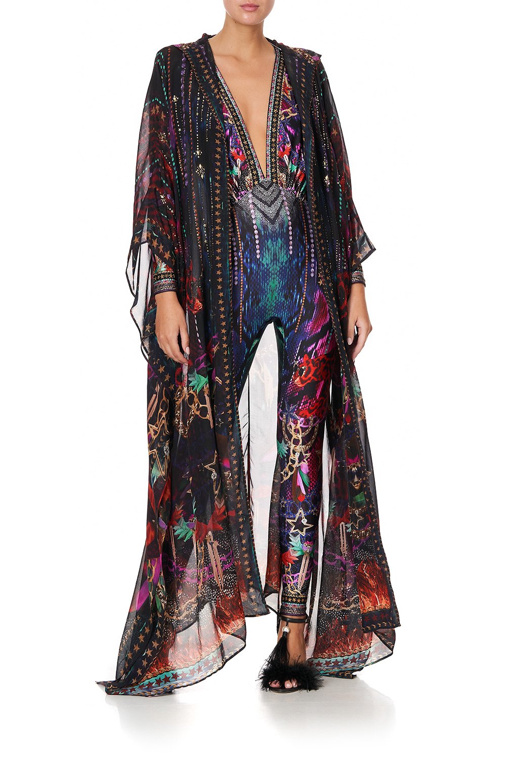 PLUNGE FRONT CATSUIT ROCKET WOMAN