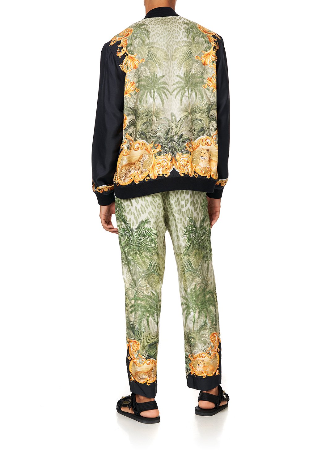 STRAIGHT LEG ELASTICATED WAIST PANT PALAZZO OF PALMS