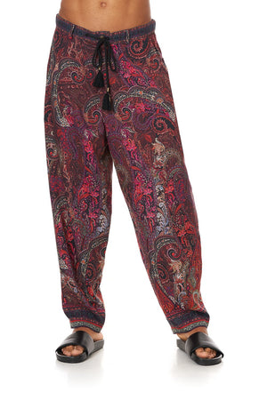 RELAXED DROPPED CROTCH PANT WOODSTOCK ROCK