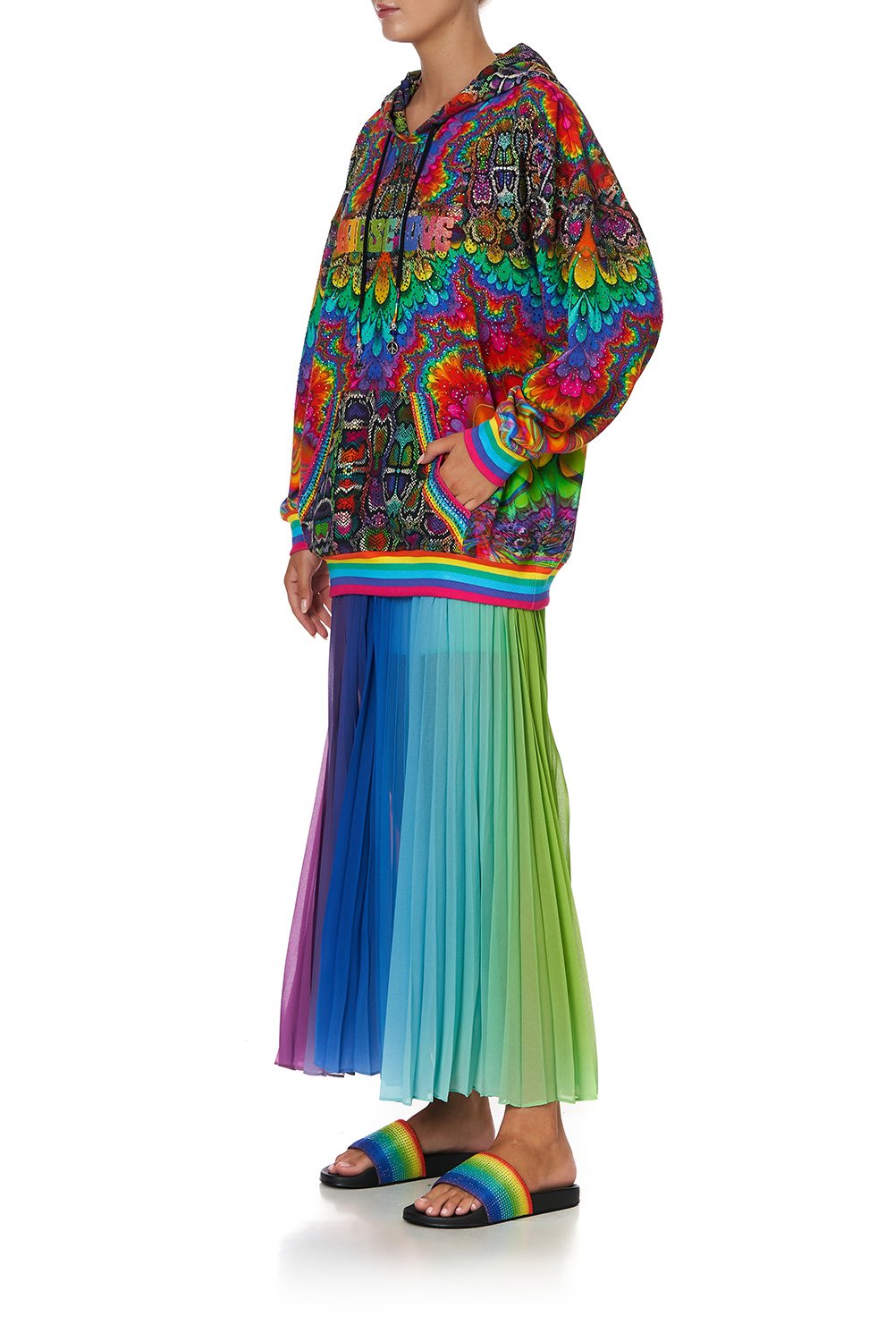 OVERSIZE BOYFRIEND HOODIE COMING DOWN FROM COSMOS