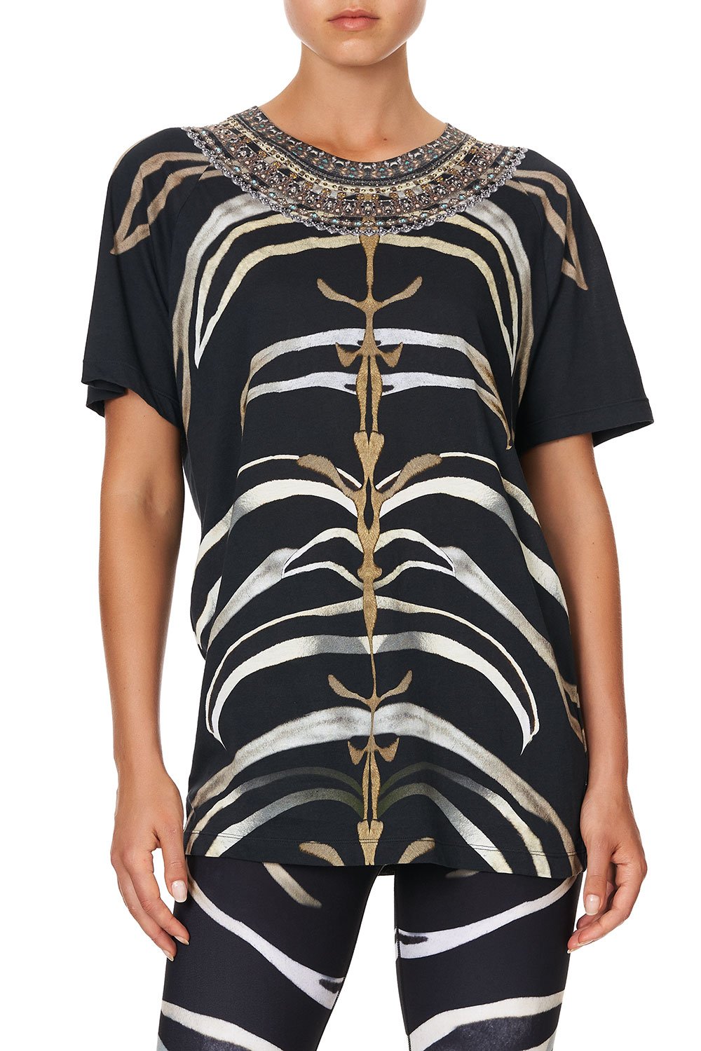 RAGLAN TEE ZEBRA CROSSING