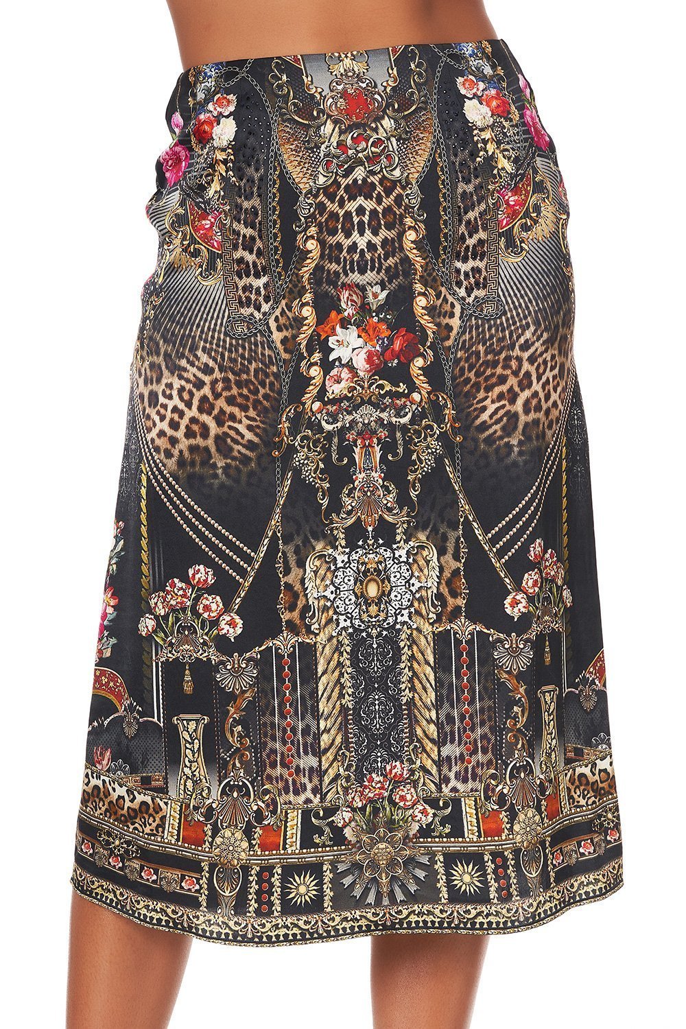 SLIP MIDI SKIRT GOTHIC GODDESS