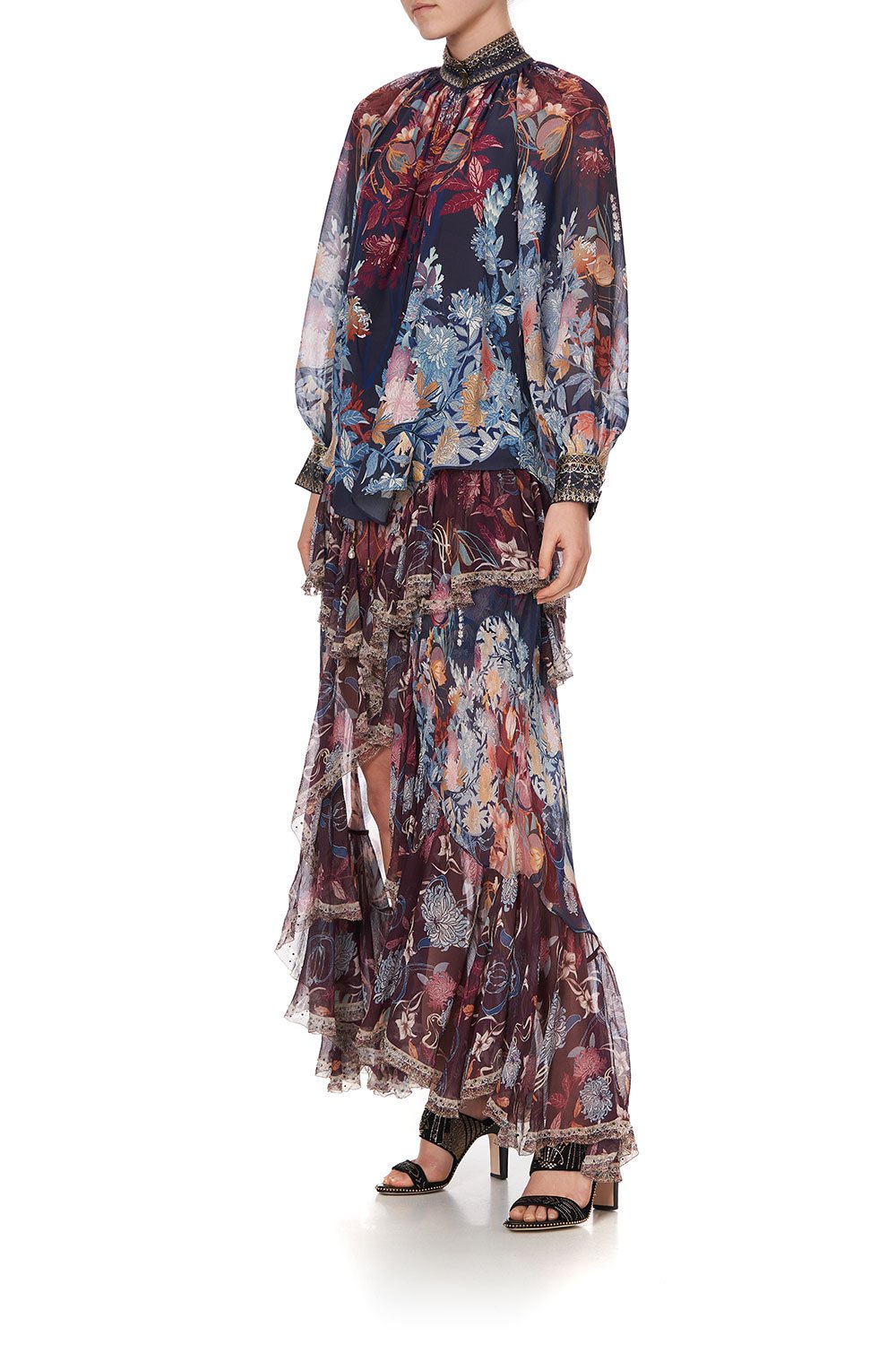 RAGLAN BUTTON UP SHIRT NOUVEEU NIGHTS