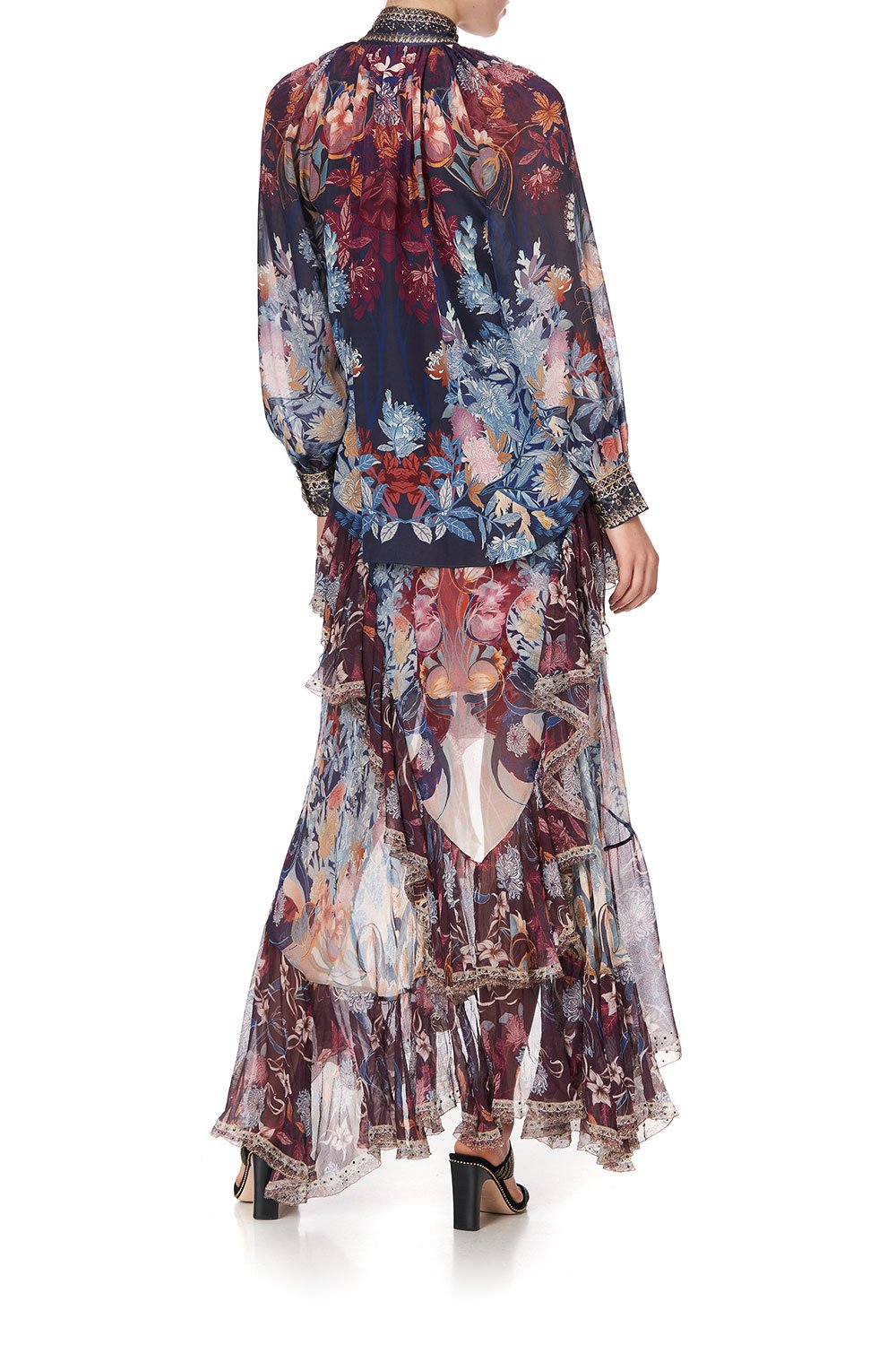 RAGLAN BUTTON UP SHIRT NOUVEEU NIGHTS