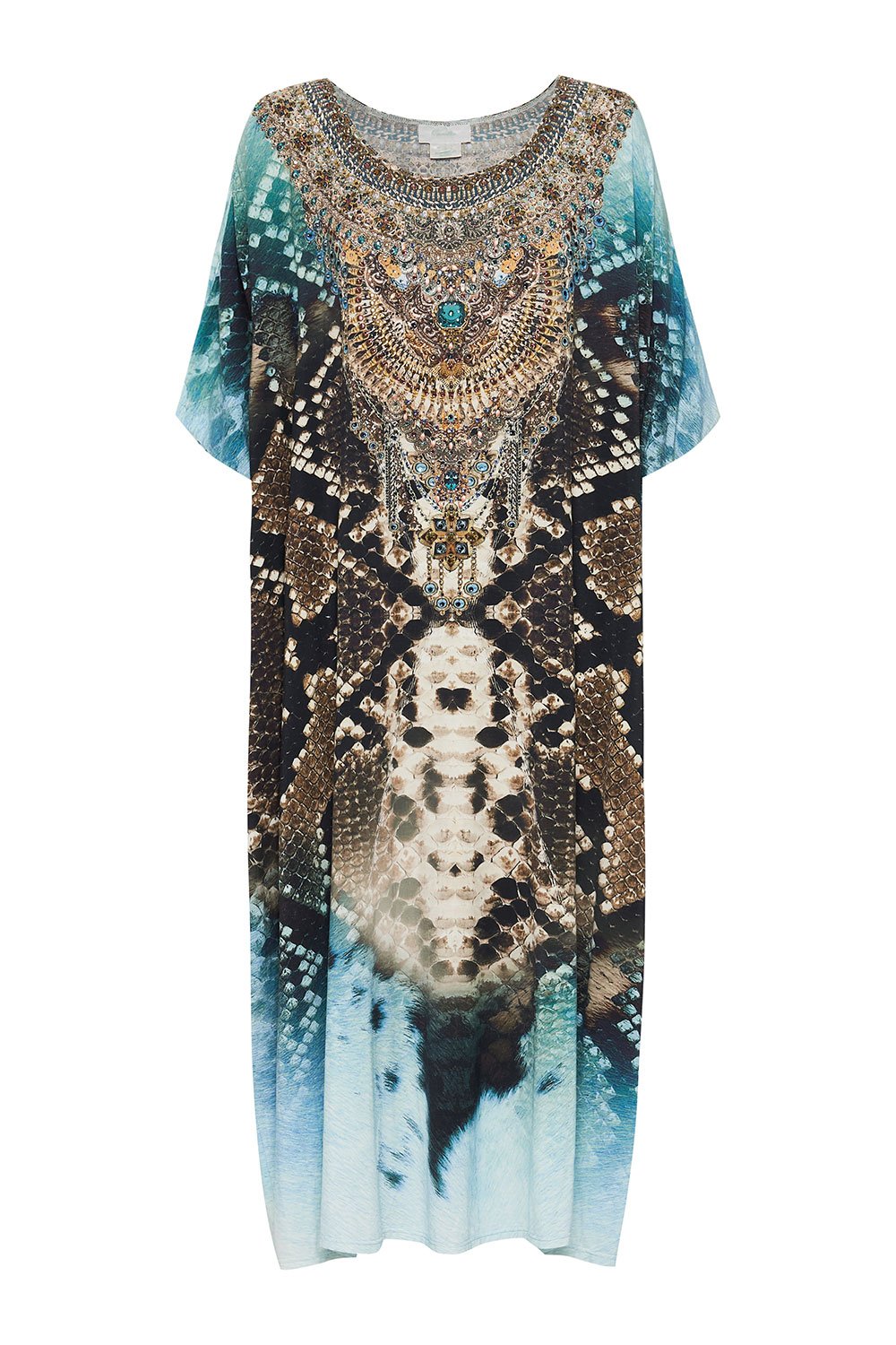 ROUND NECK LOUNGE KAFTAN PREY