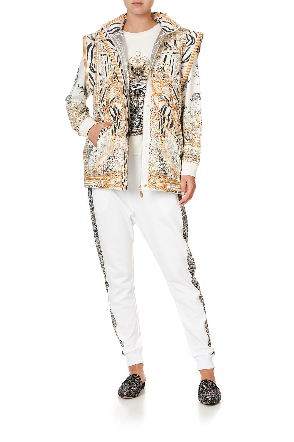 OVERSIZED PUFFER GILET GATES OF GLORY