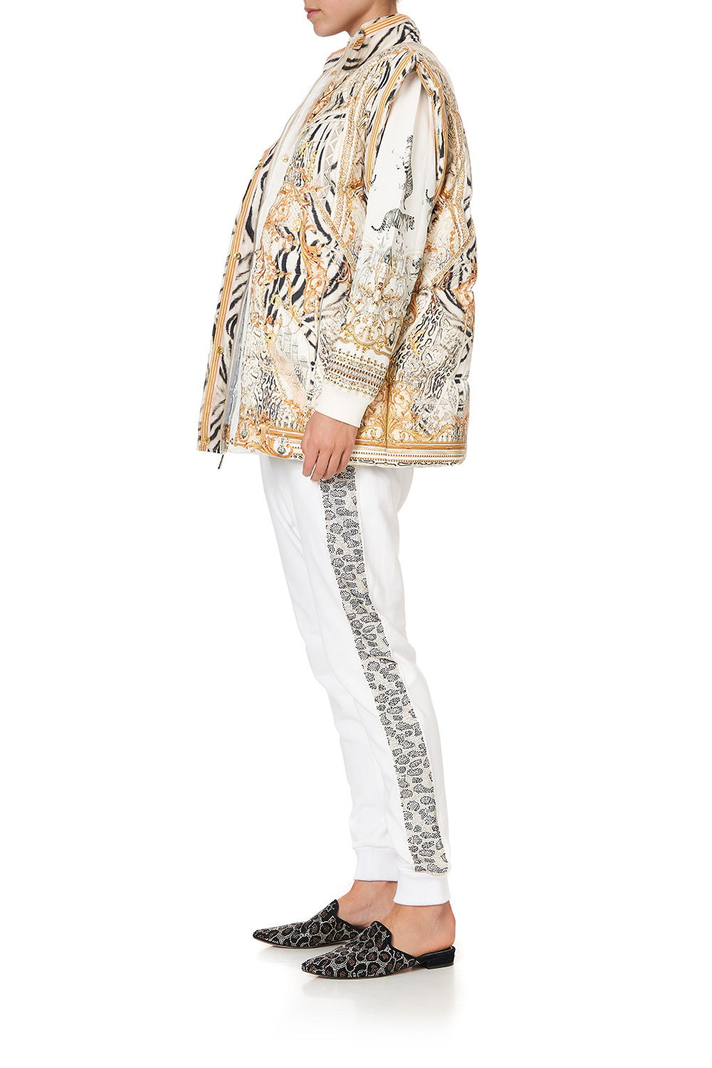 OVERSIZED PUFFER GILET GATES OF GLORY