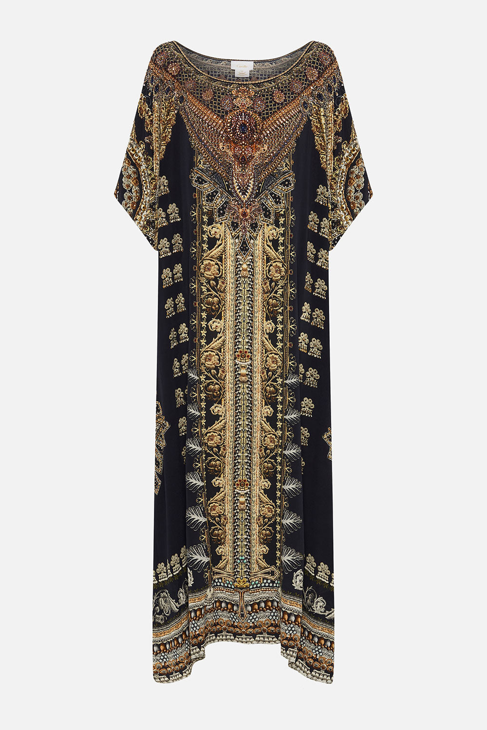 LUXE ROUND NECK KAFTAN ITS ALL OVER TORERO
