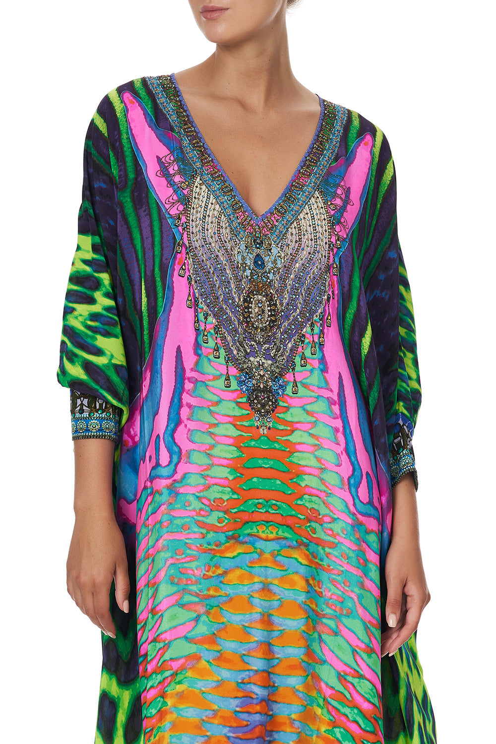 MIDI KAFTAN WITH CUFF POSEIDONS POISON