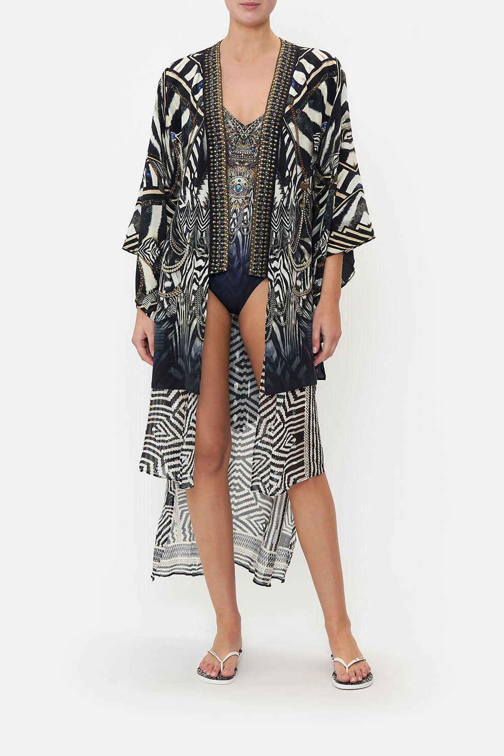 KIMONO WITH LONG UNDERLAYER KNIGHT OF THE WILD