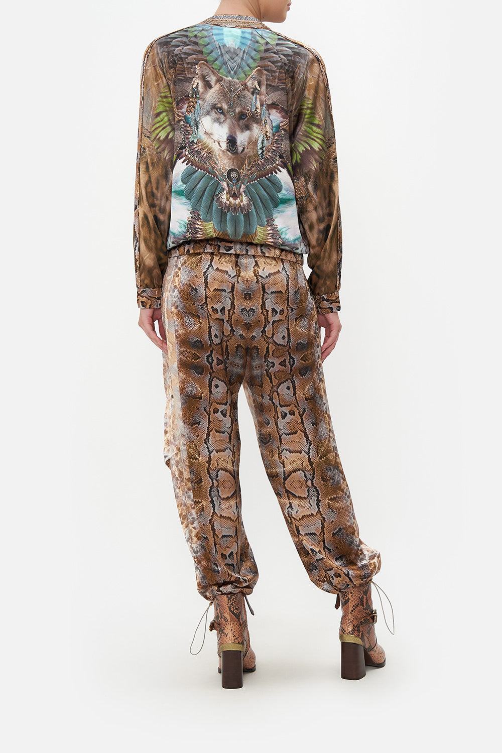 ENCASED ELASTIC RAGLAN BOMBER CALL OF THE FALCON