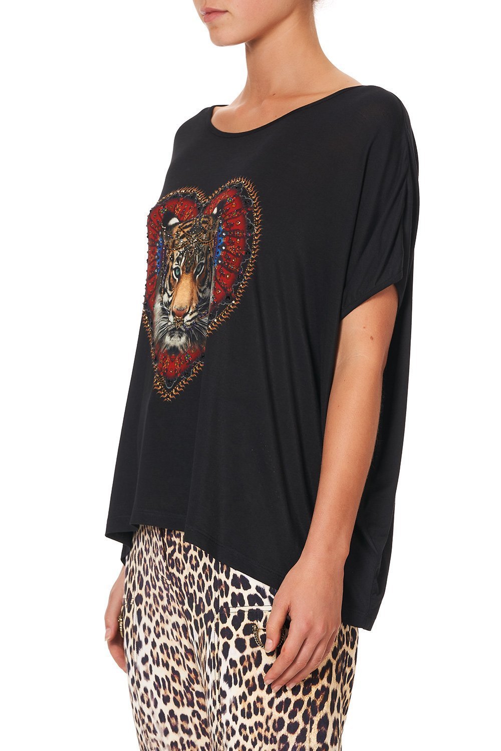 LOOSE FIT ROUND NECK TEE MIDNIGHT MADNESS