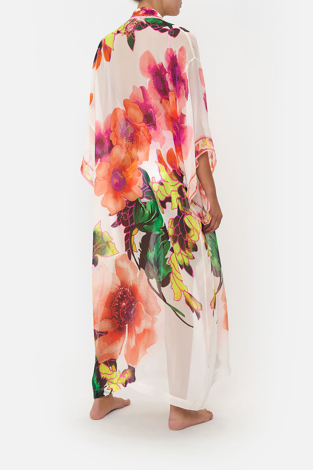 KIMONO COAT PRETTY AS A POPPY