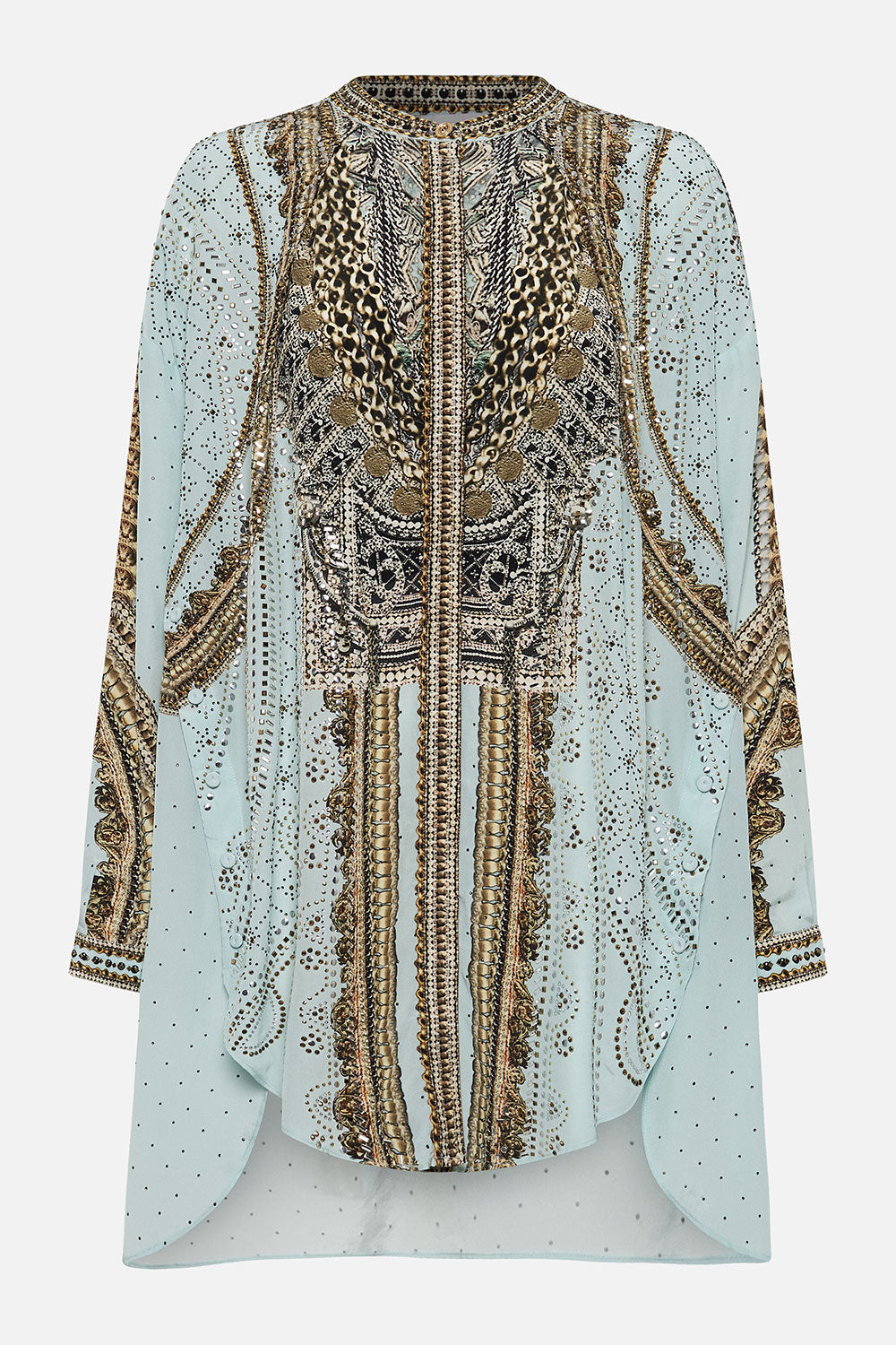 SHIRT WITH SIDE BUTTONS LUXE ESPIRITU