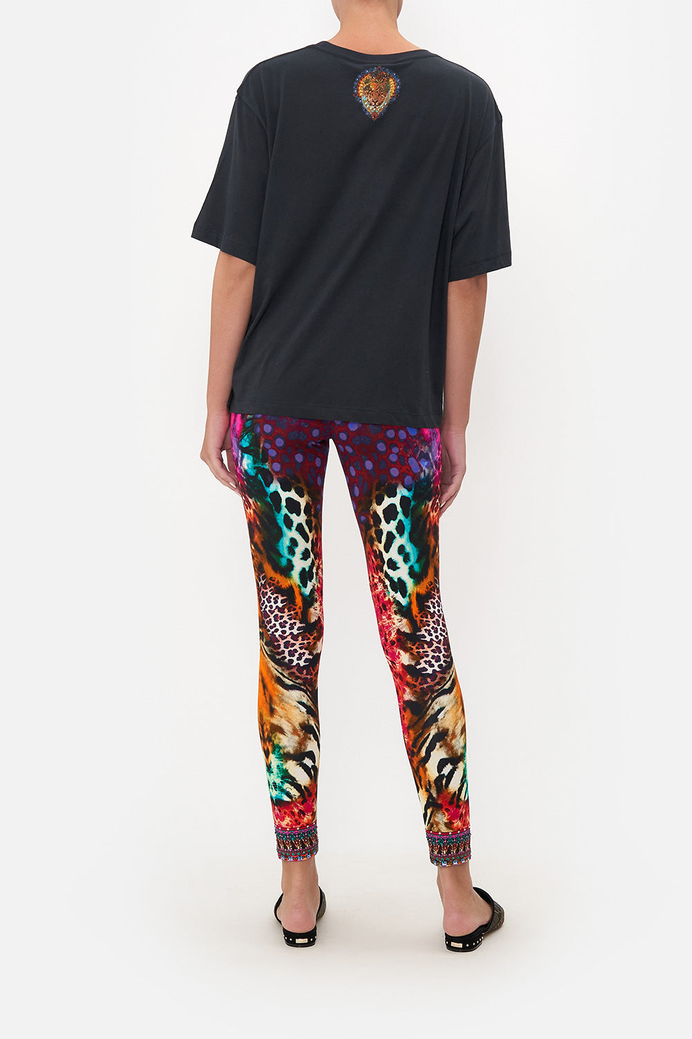 RELAXED BODY AND SLEEVE TEE SURREALIST XANADU