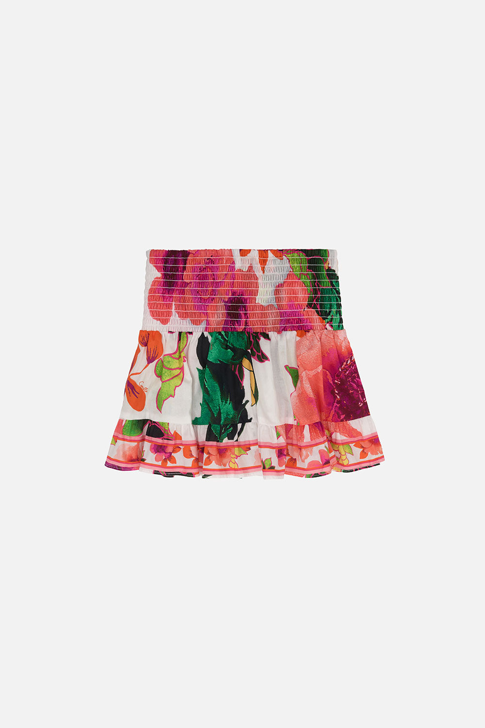 KIDS SHIRRING WAIST SKIRT 4-10 PRETTY AS A POPPY