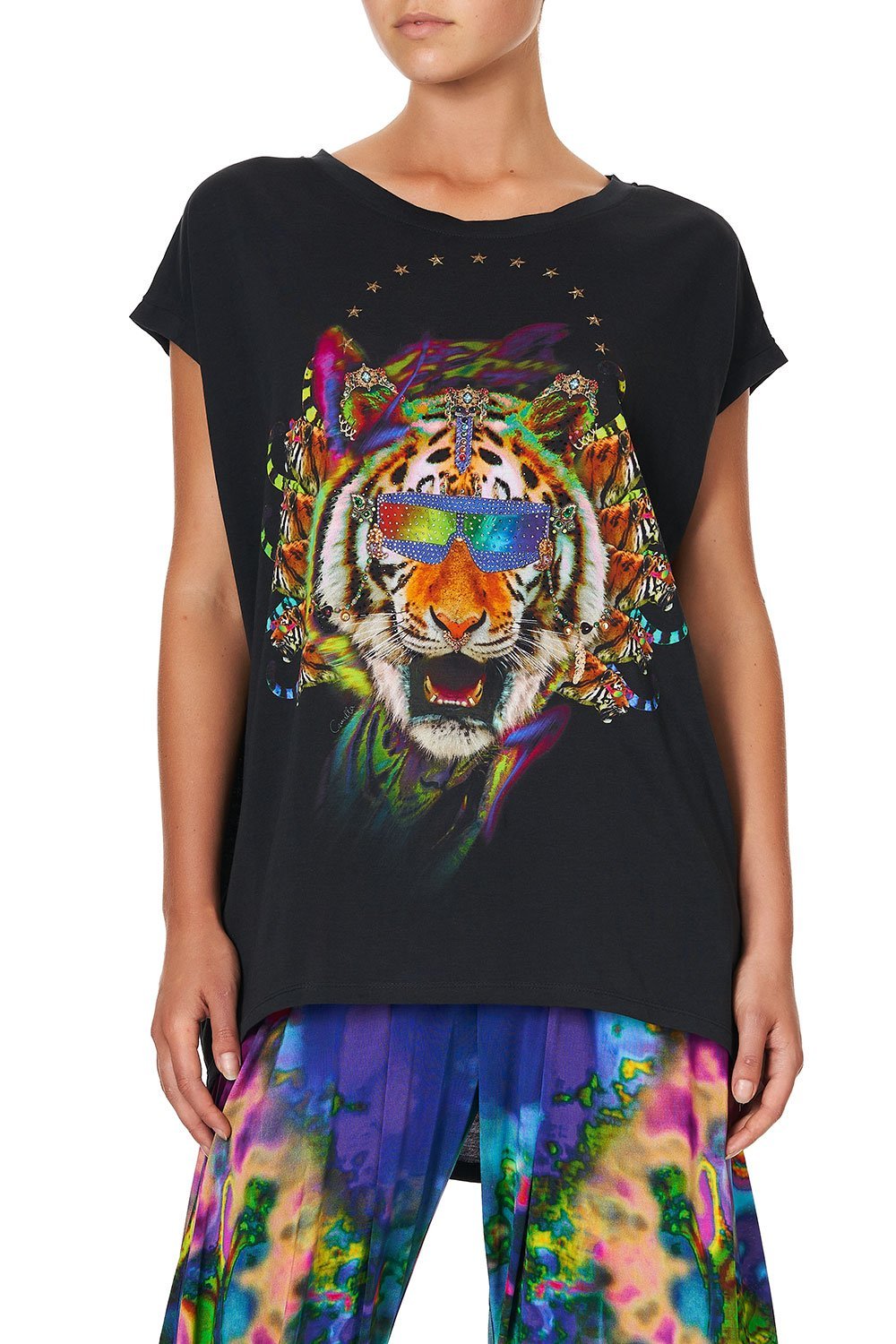 EXTENDED SLEEVE TEE ACID ABBEY