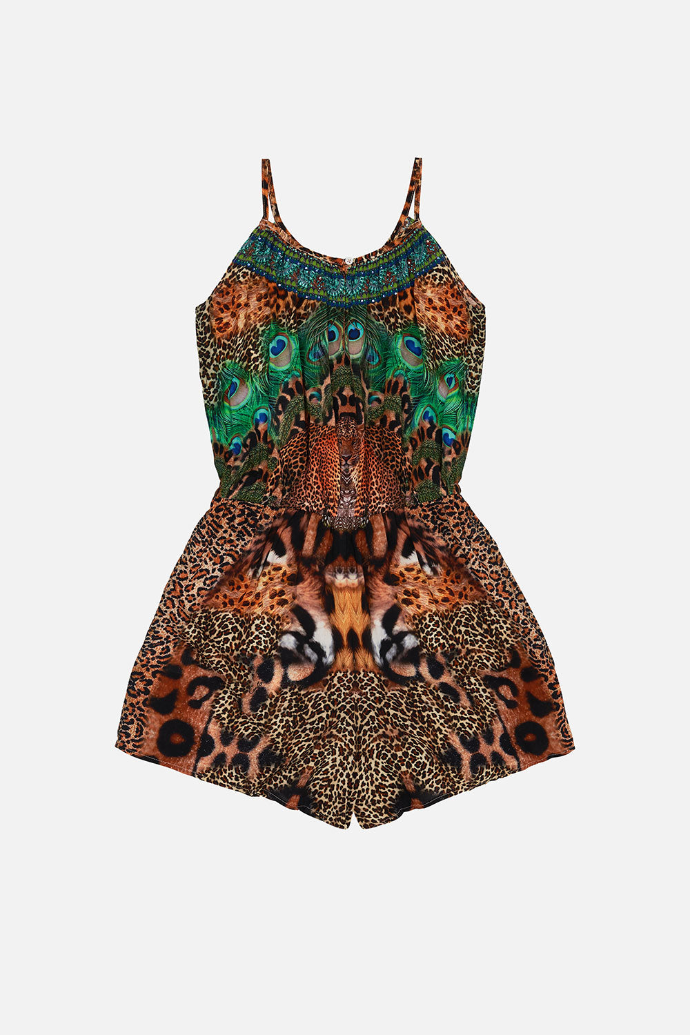 KIDS SHOESTRING STRAP PLAYSUIT 4-10 SURREALIST XANADU