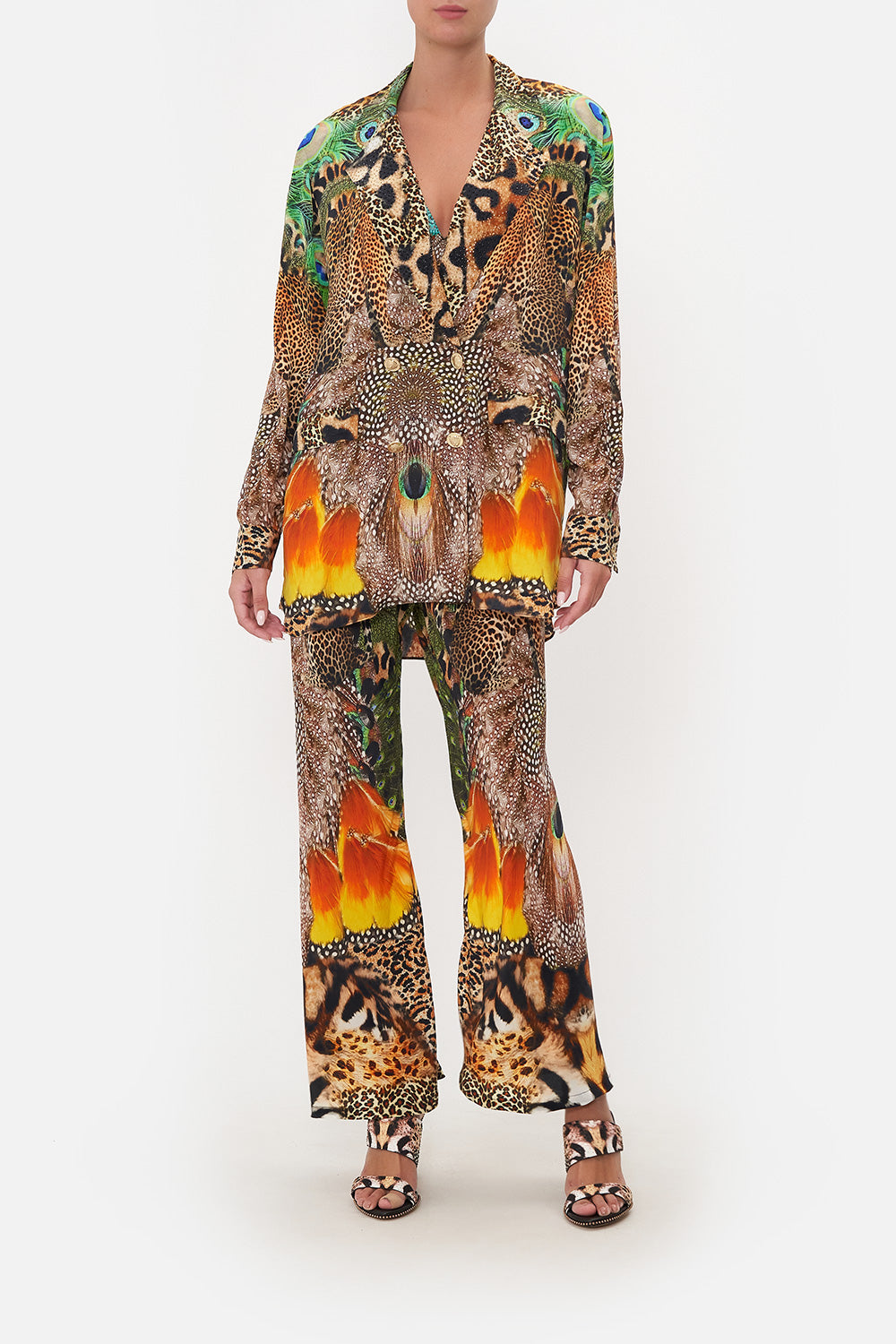 DOUBLE BREASTED SOFT JACKET SURREALIST XANADU