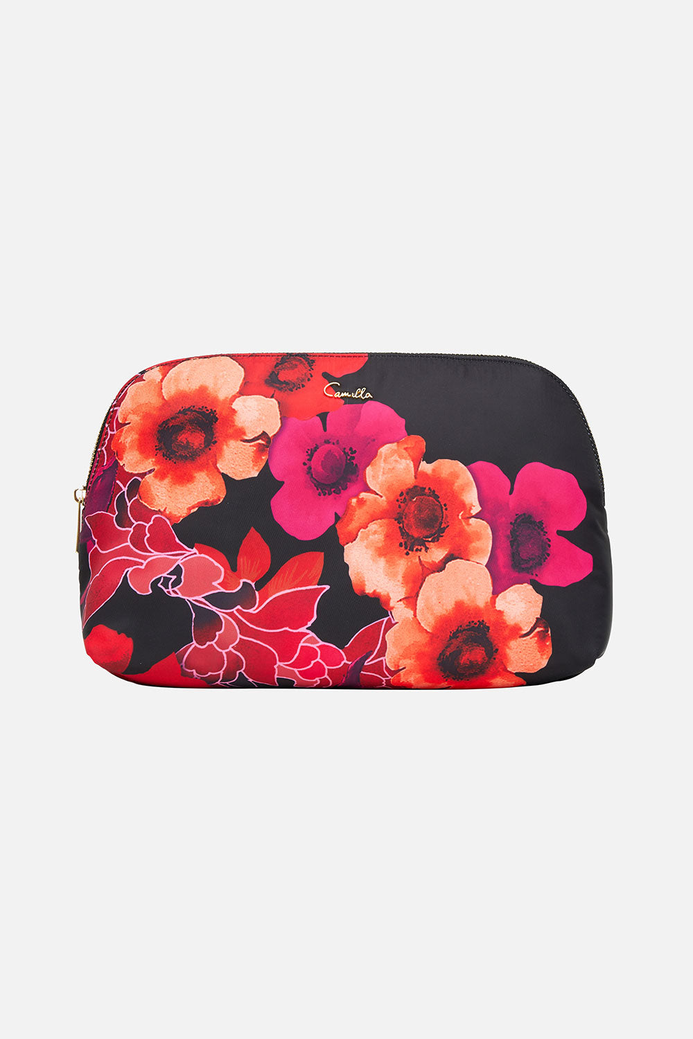 LARGE COSMETIC CASE MIDNIGHT POPPY
