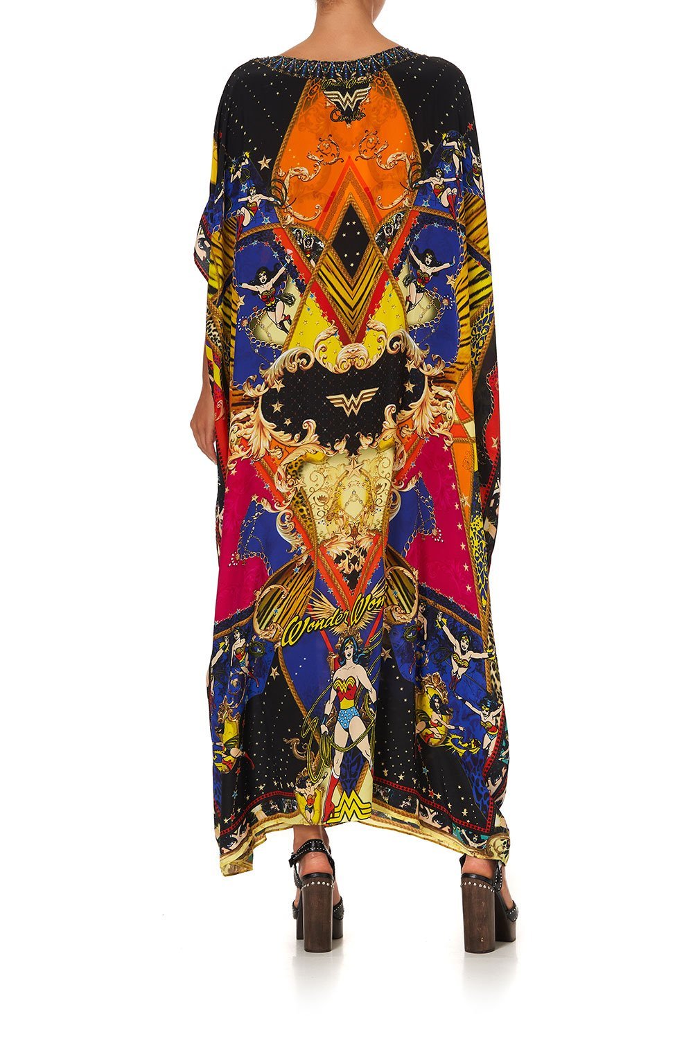 ROUND NECK KAFTAN WONDER WOMAN