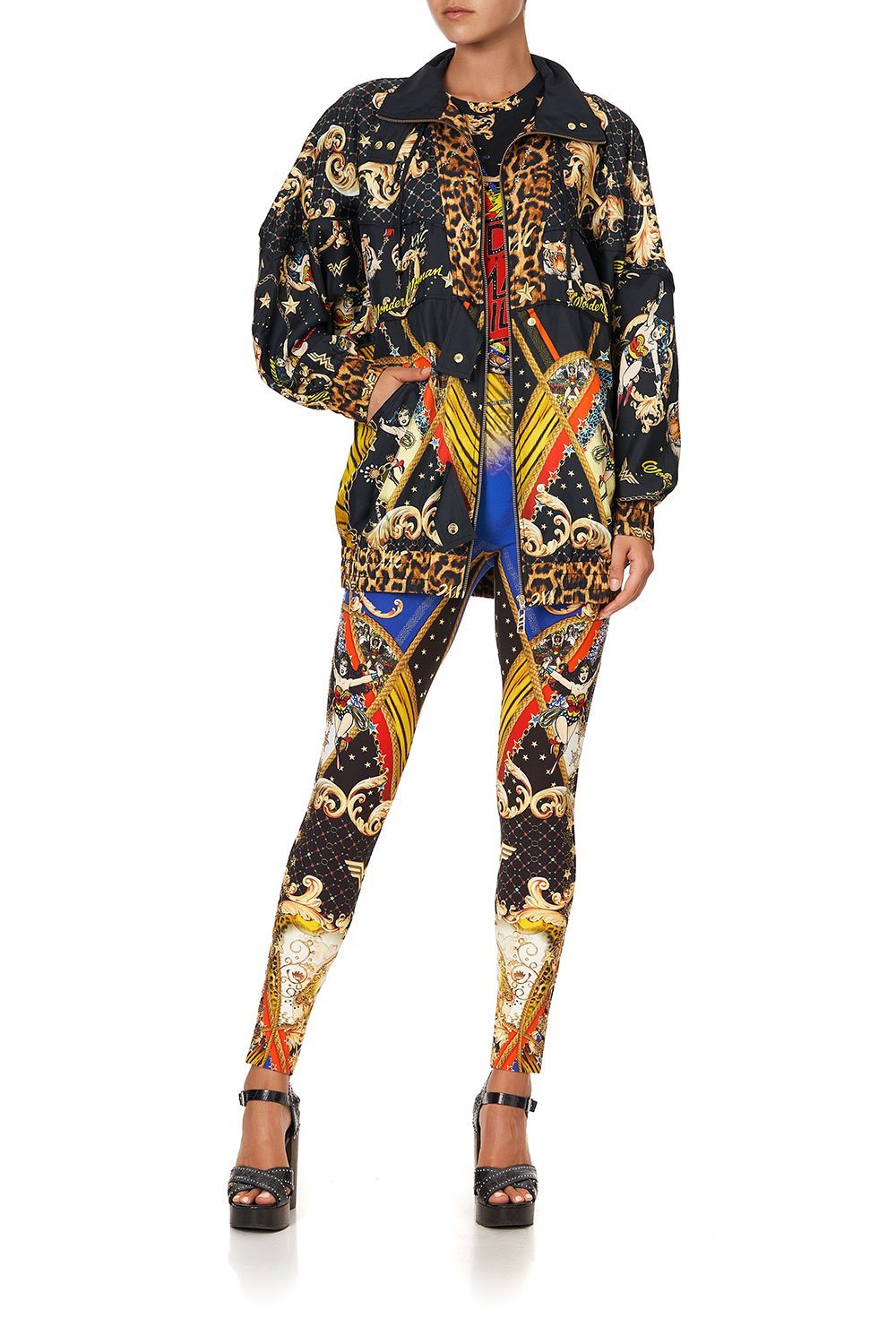 PANELLED YOKE PARKA WONDER WOMAN