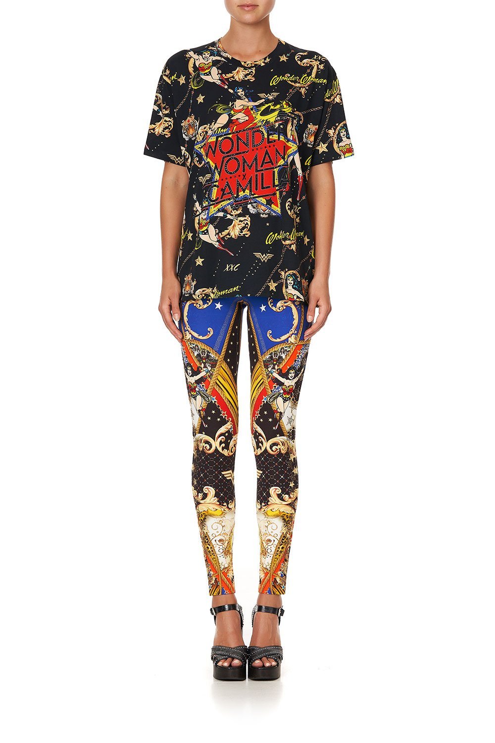 OVERSIZE BAND TEE WONDER WOMAN