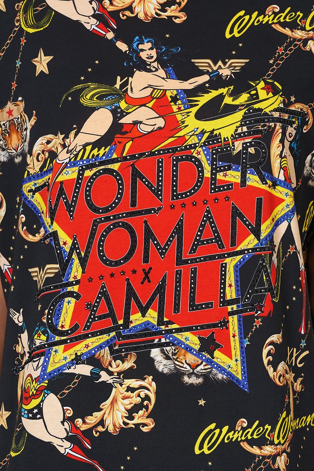 OVERSIZE BAND TEE WONDER WOMAN