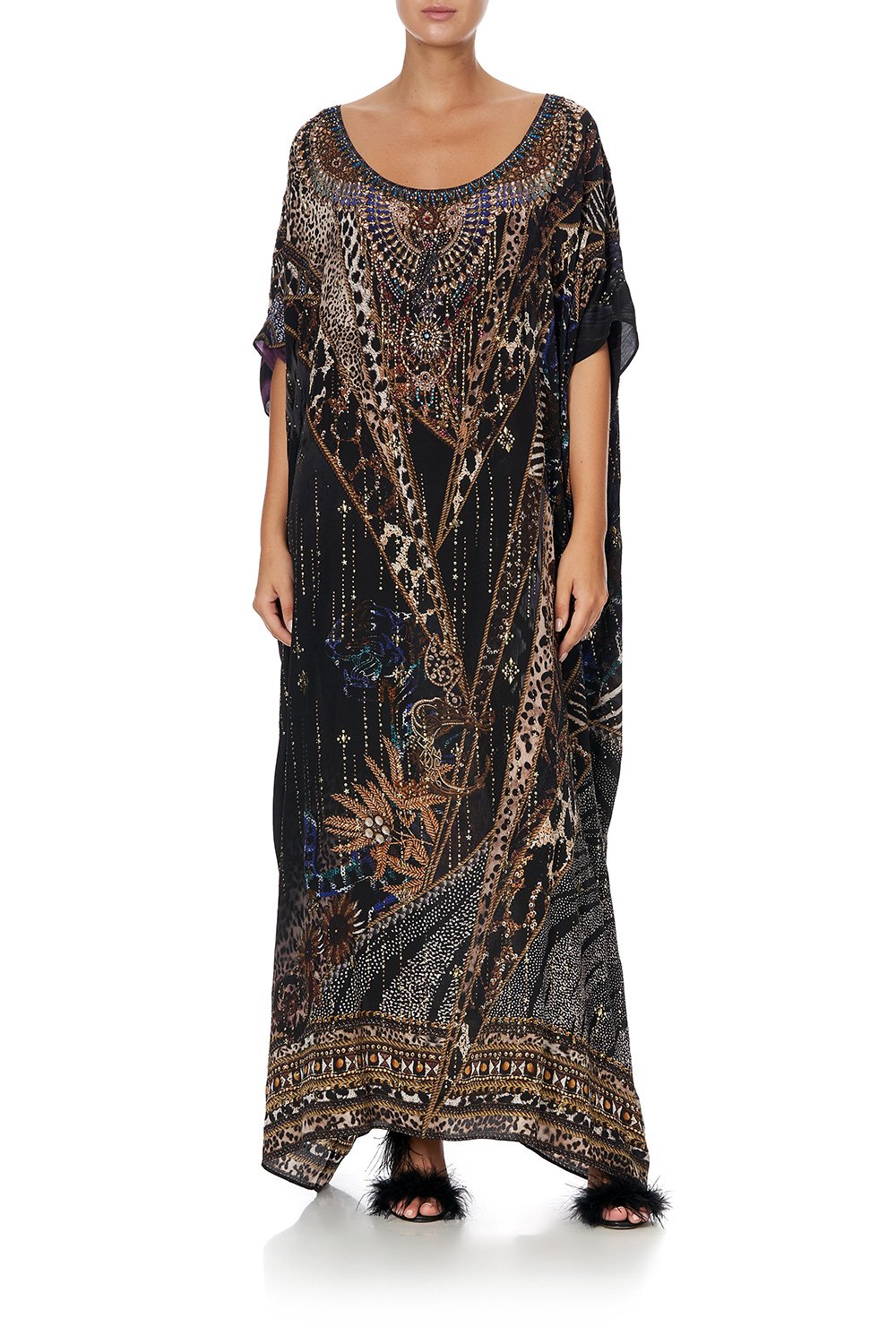 ROUND NECK KAFTAN LADY STARDUST